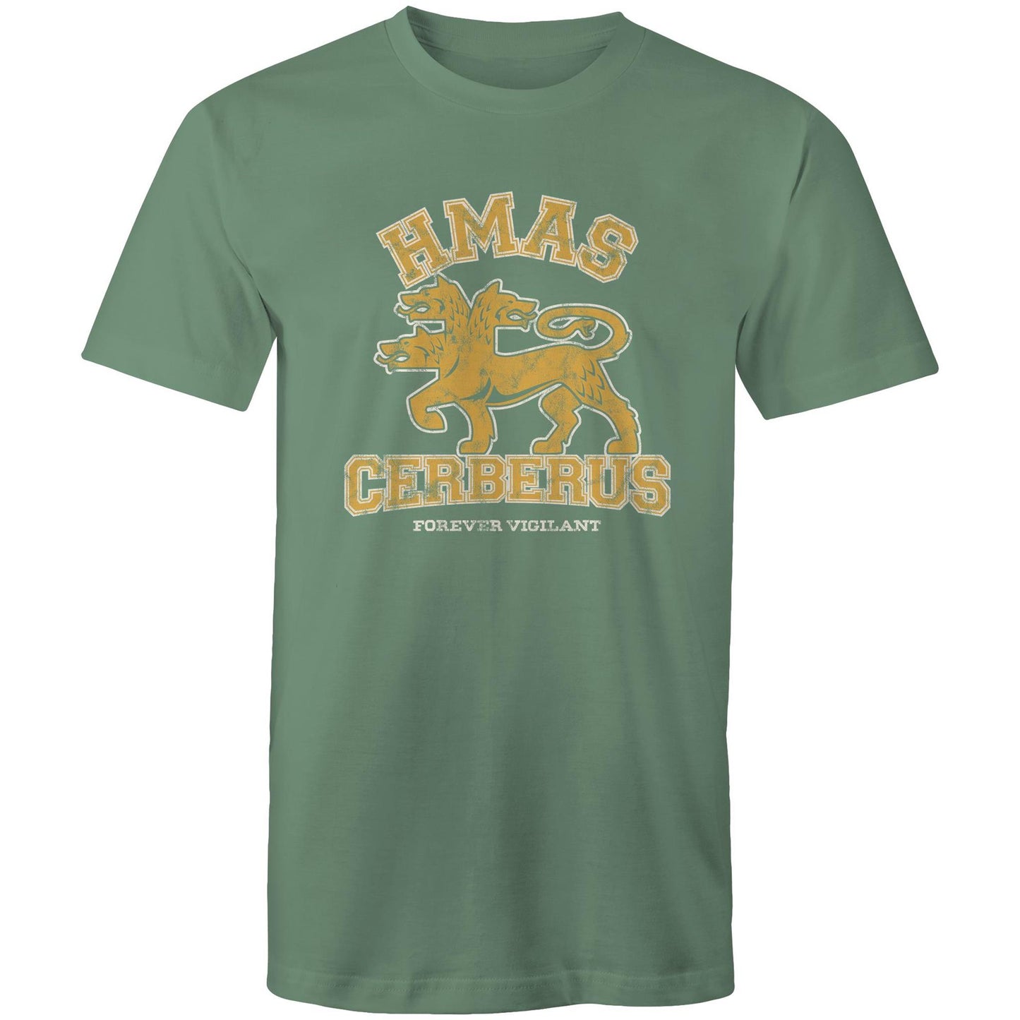 HMAS Cerberus Men's T-shirt (style Alpha, colour)