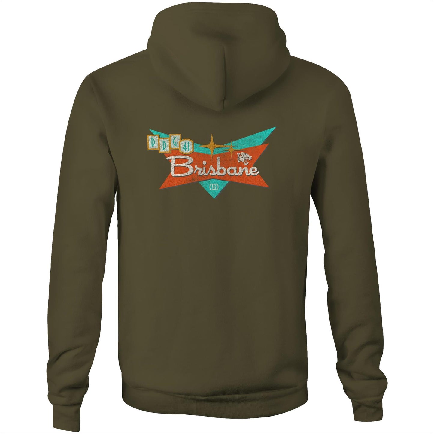 HMAS Brisbane (III) DDG41 Men's Hoodie (style Golf)