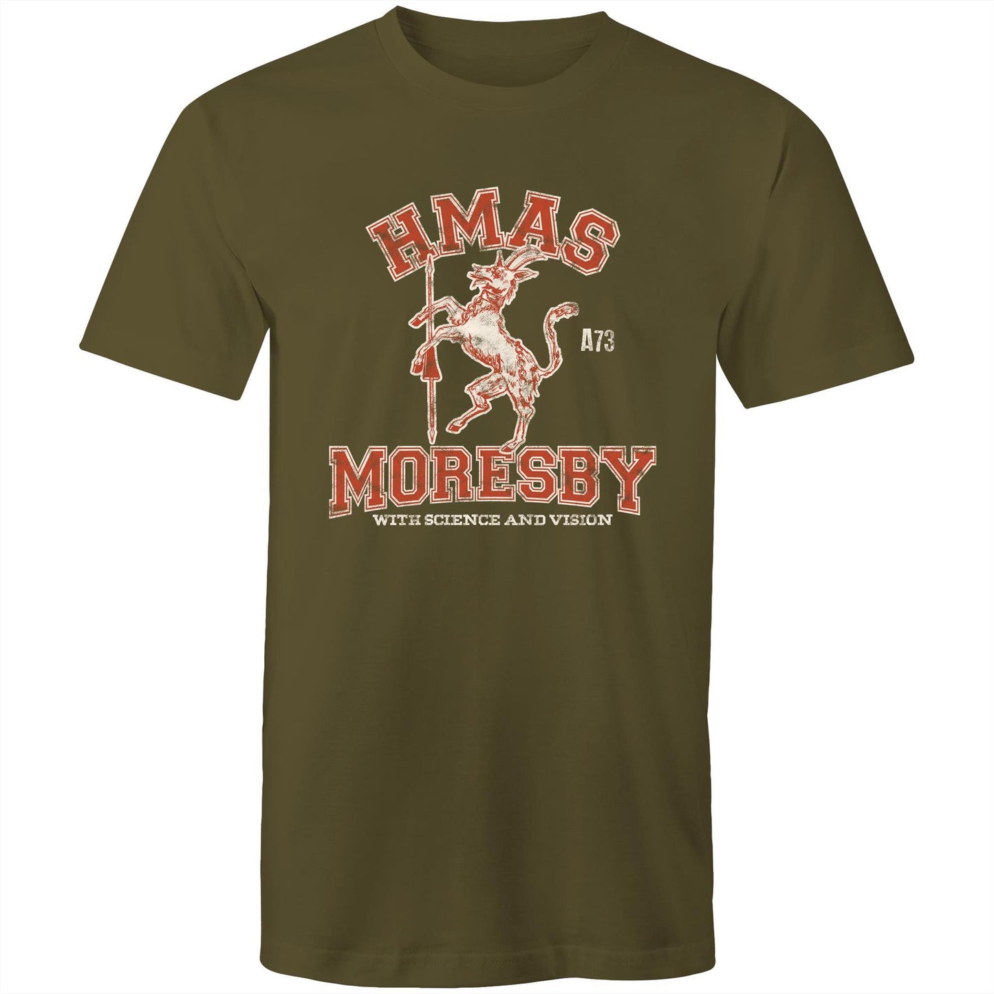 HMAS Moresby (II) A73 Men's T-shirt (style Alpha, colour)