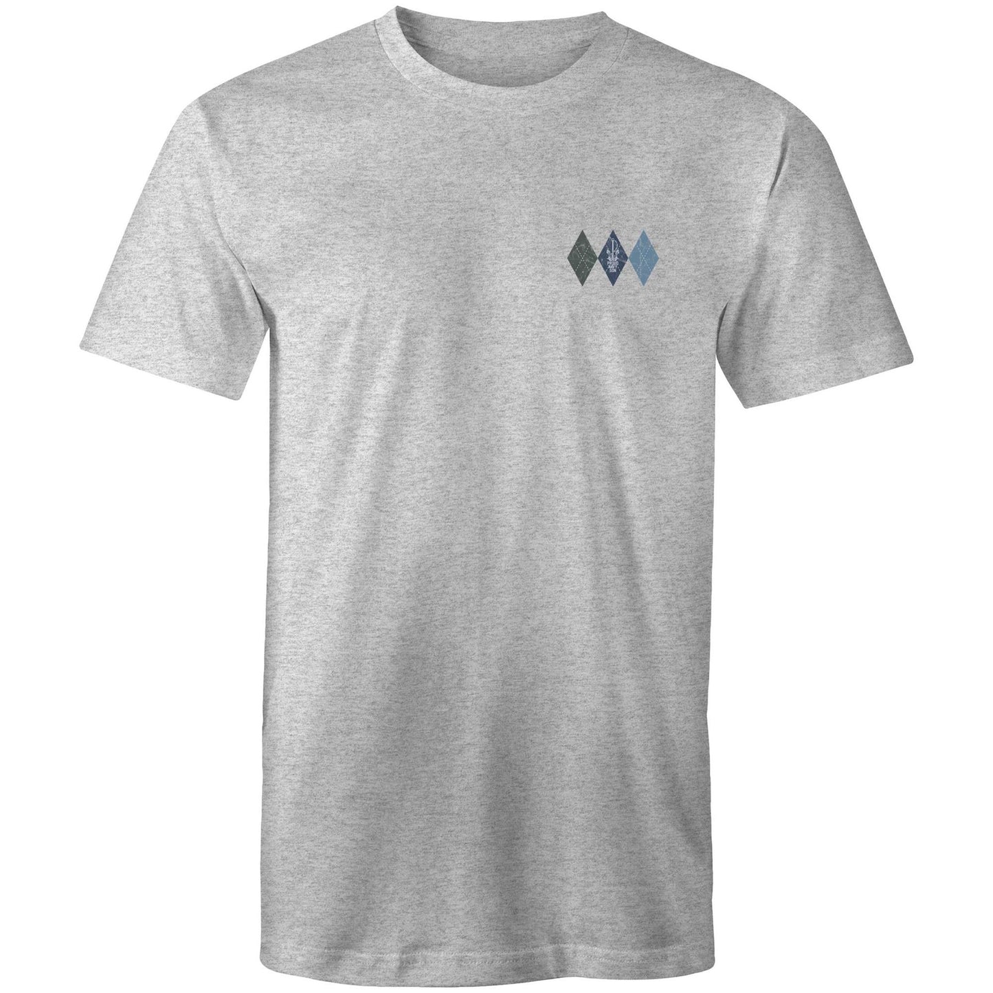 Proud Navy Son (Argyle) Men's T-shirt