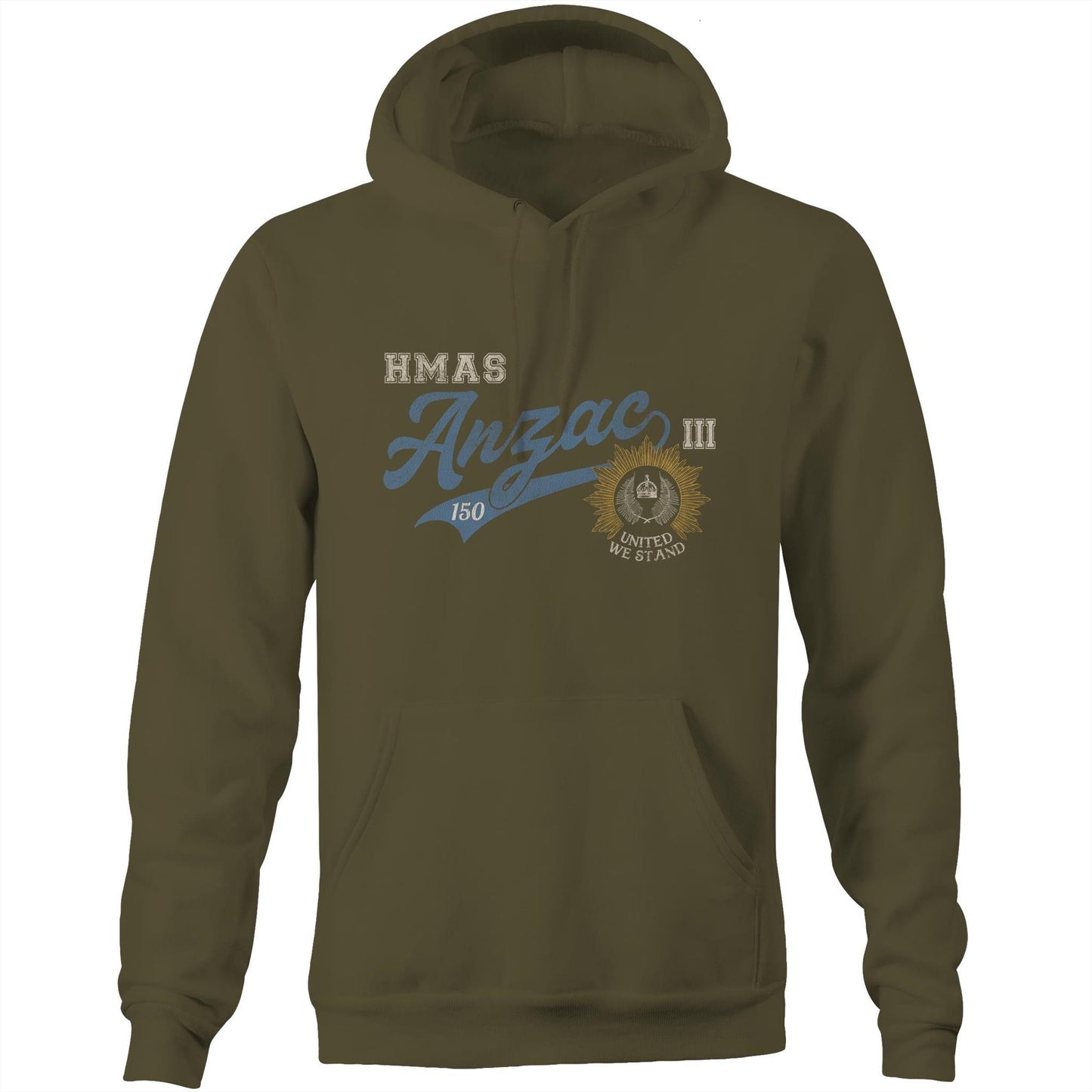 HMAS Anzac (III) FFH150 Men's Hoodie (style Bravo)