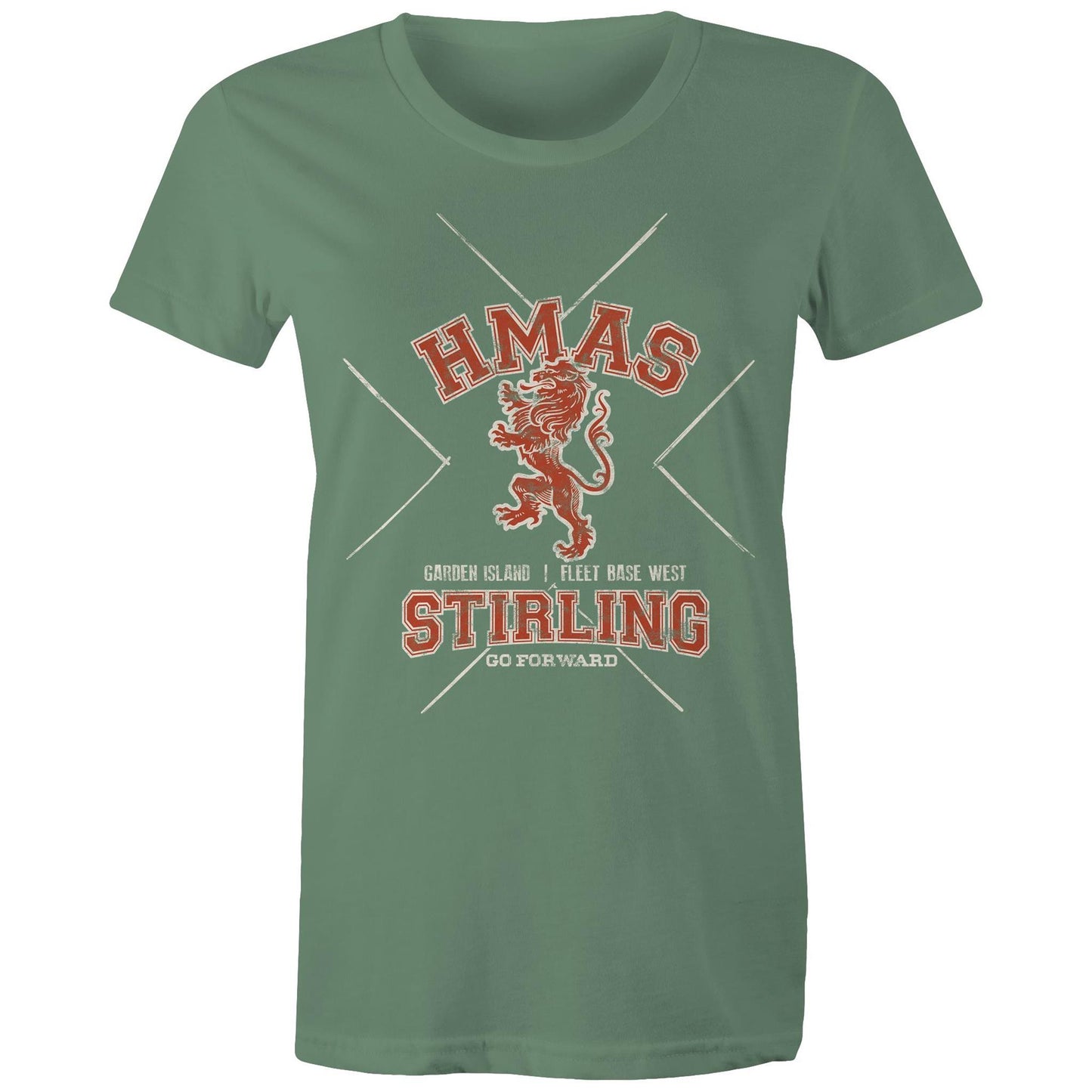 HMAS Stirling Women's T-shirt (style Alpha, colour)