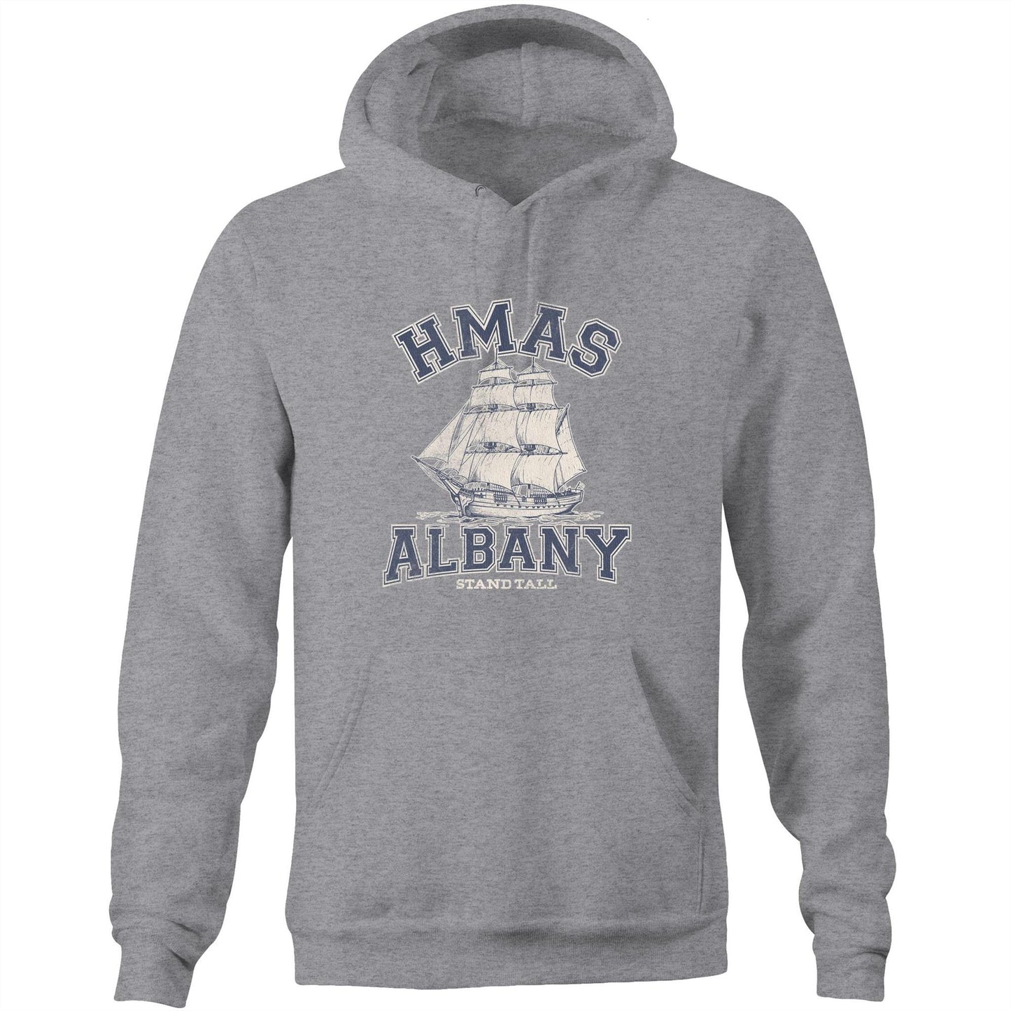 HMAS Albany P86 Men's Hoodie (style Alpha, blue)