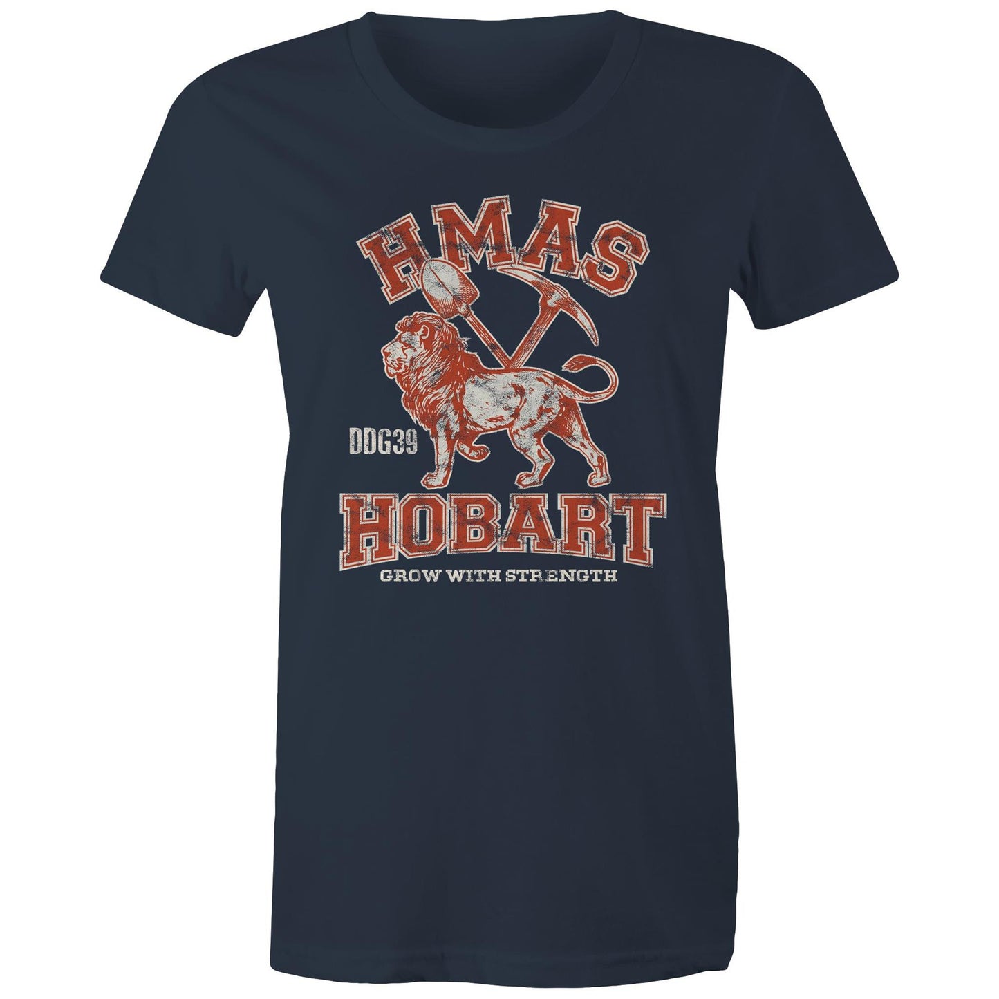 HMAS Hobart (III) DDG39 Women's T-shirt (style Alpha, colour)