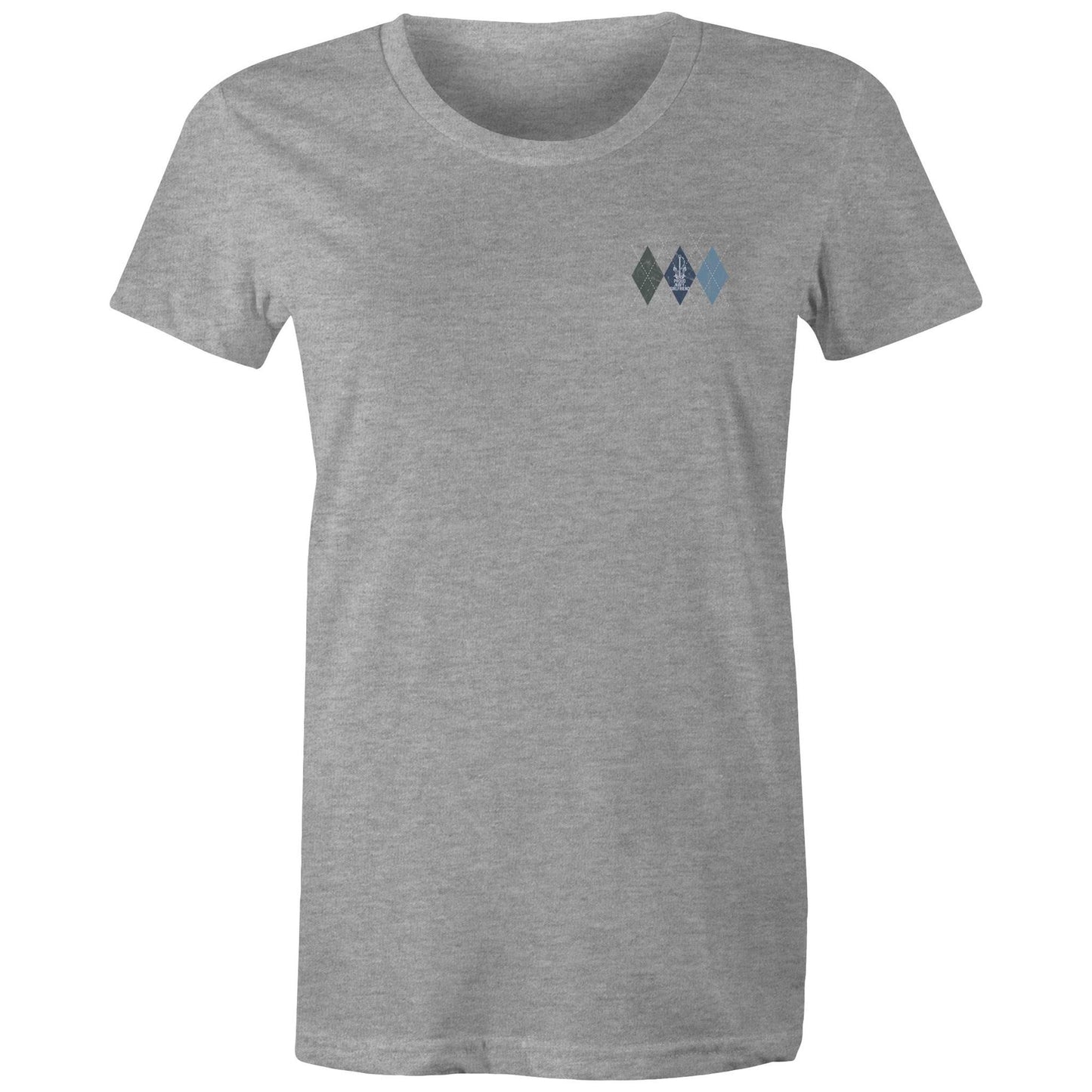Proud Navy Girlfriend (Argyle) Women's T-shirt