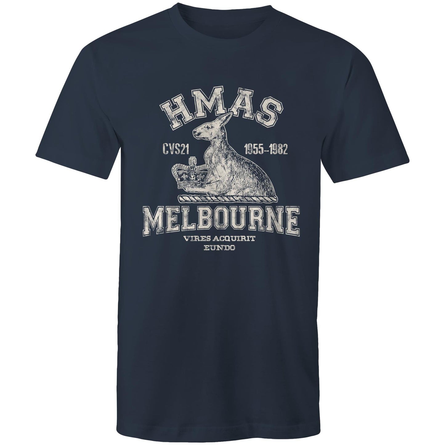 HMAS Melbourne (II) CVS21 Men's T-shirt (style Alpha, white)