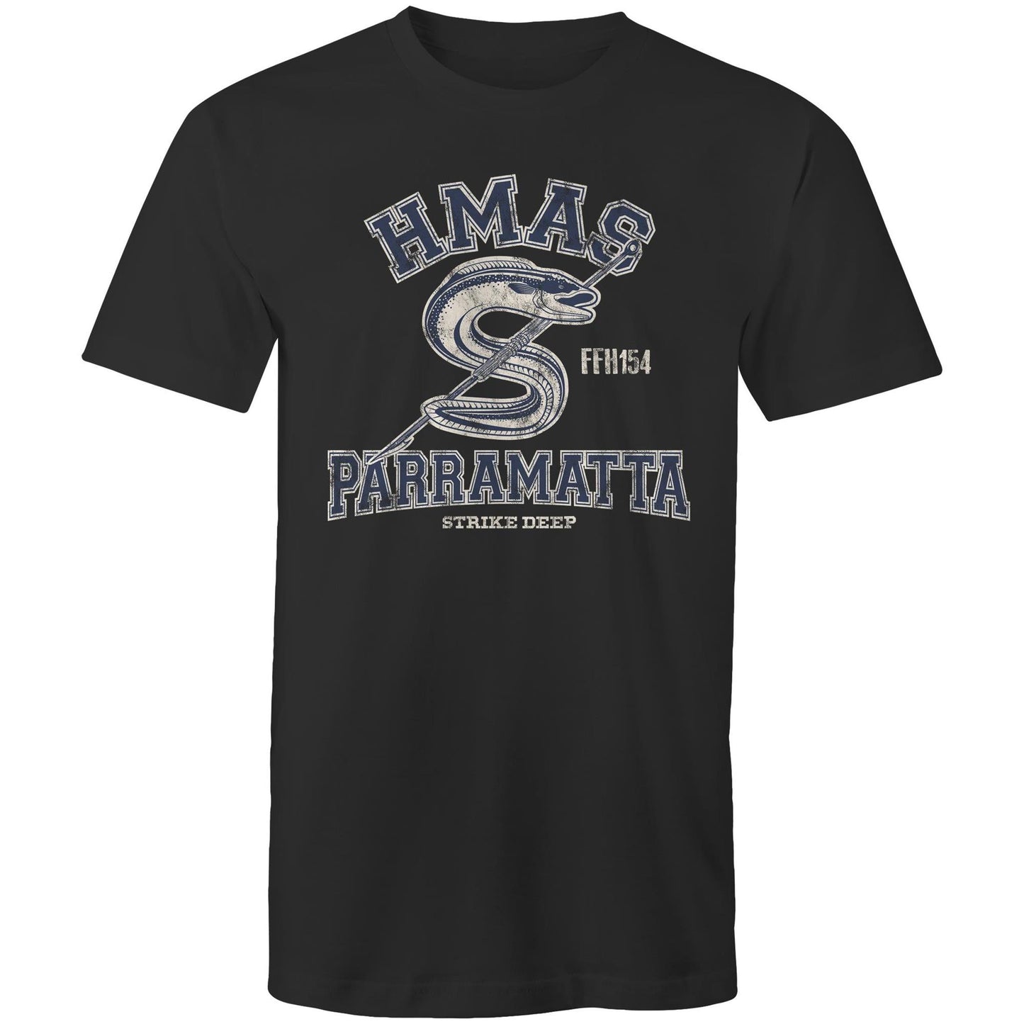 HMAS Parramatta (IV) FFH154 Men's T-shirt (style Alpha, blue)