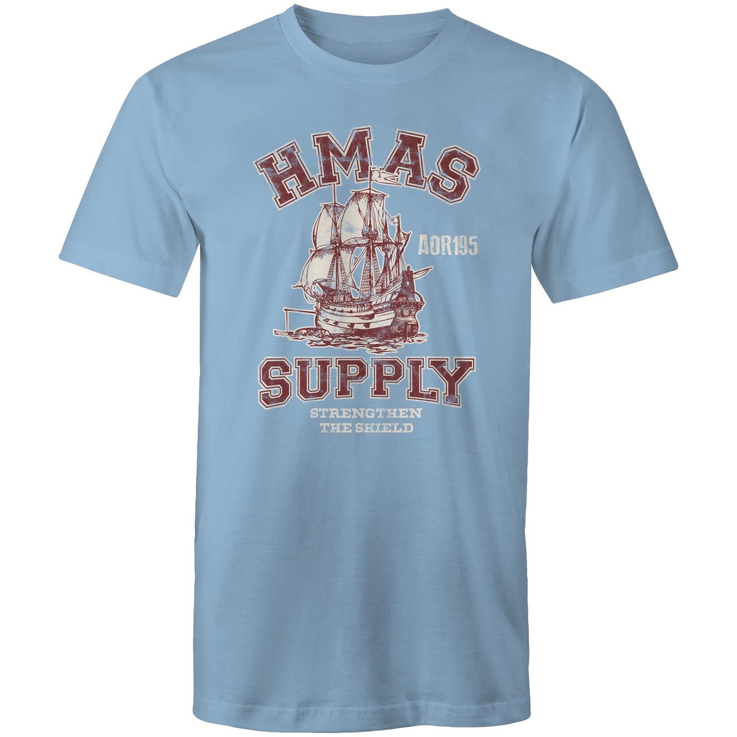 HMAS Supply AOR195 Men's T-shirt (style Alpha, colour)