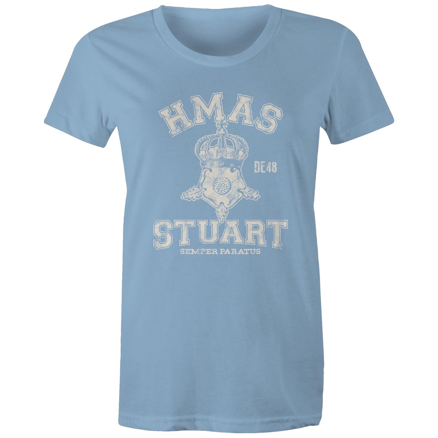 HMAS Stuart (II) DE48 Women's T-shirt (style Alpha, white)