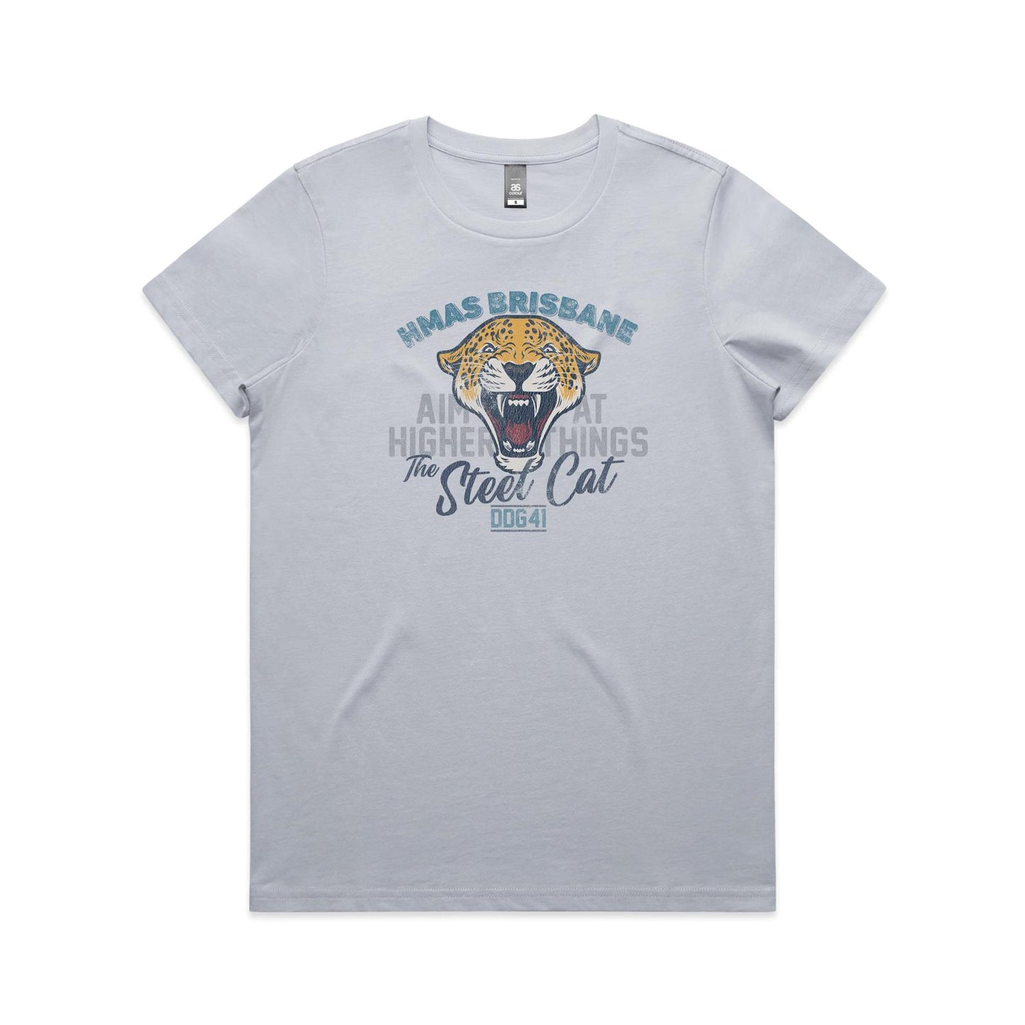 HMAS Brisbane (III) DDG41 Women's T-shirt (Mascot style 1)