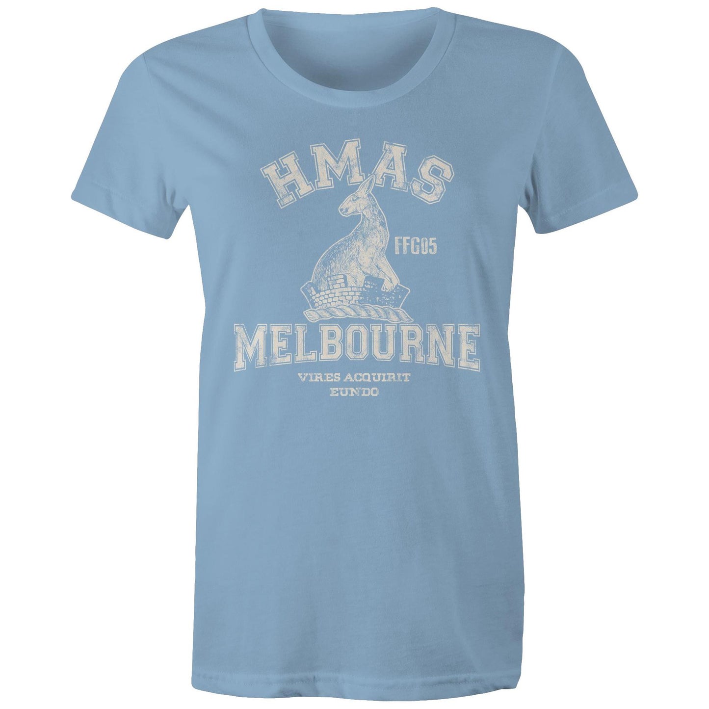 HMAS Melbourne (III) FFG05 Women's T-shirt (style Alpha, white)