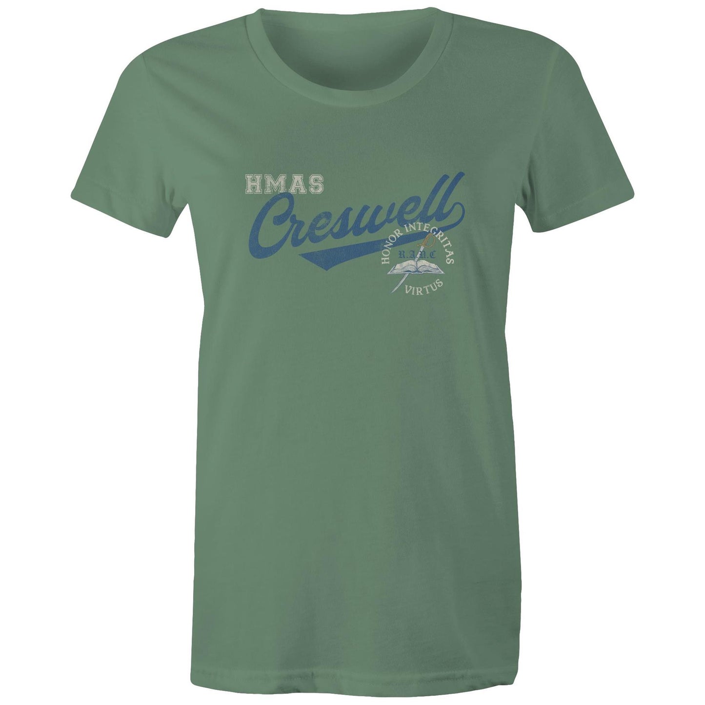 HMAS Creswell Women's T-shirt (style Bravo)