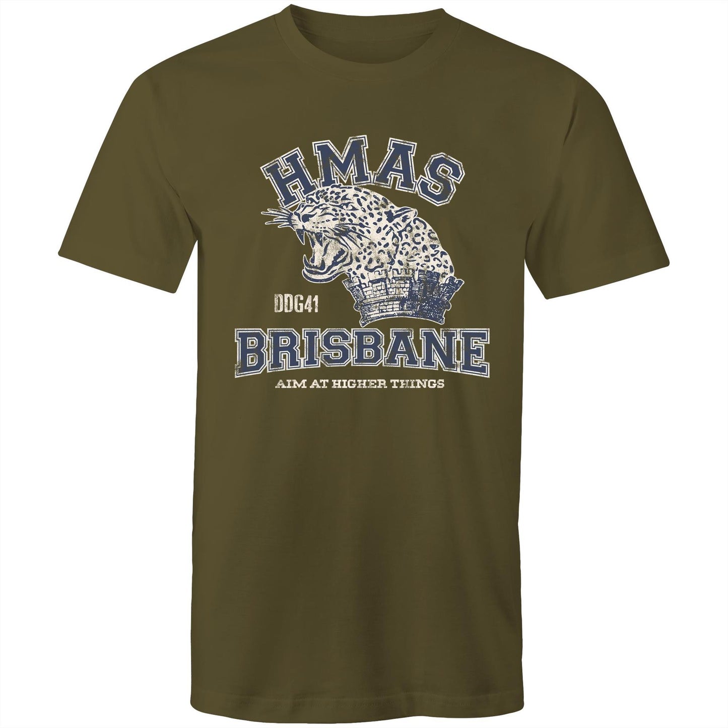 HMAS Brisbane (III) DDG41 Men's T-shirt (style Alpha, blue)