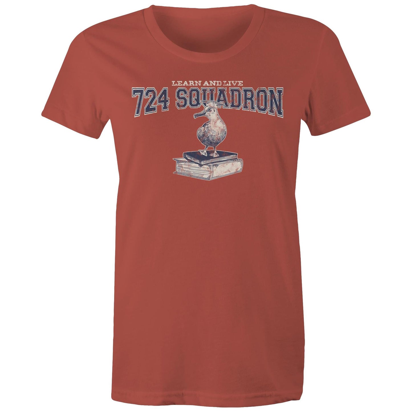 724 Squadron Women's T-shirt (style Alpha, blue)