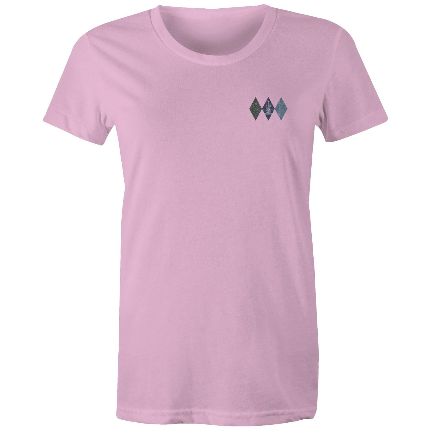 Proud Navy Girlfriend (Argyle) Women's T-shirt