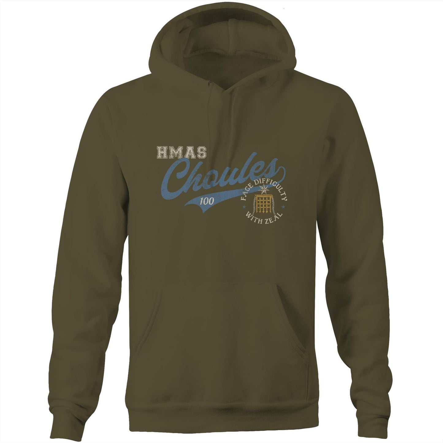 HMAS Choules L100 Men's Hoodie (style Bravo)