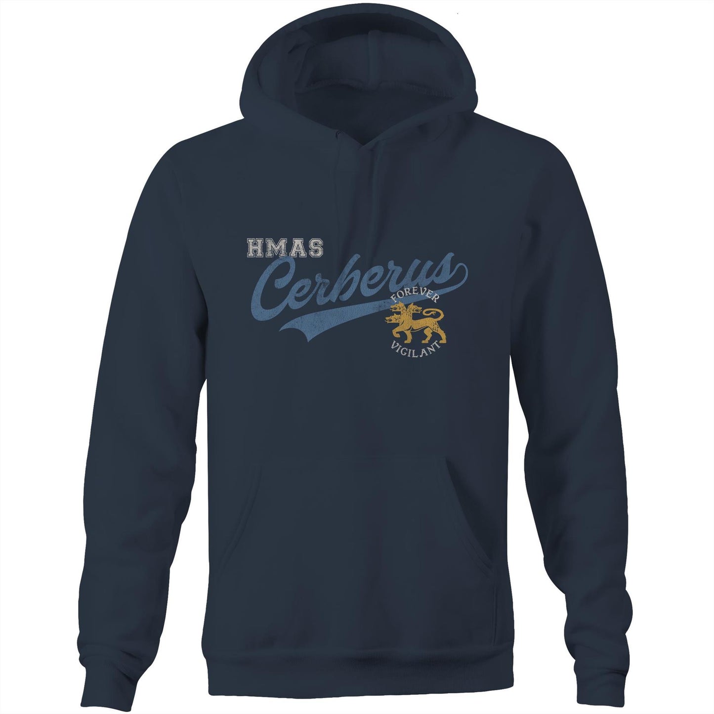 HMAS Cerberus Men's Hoodie (style Bravo)