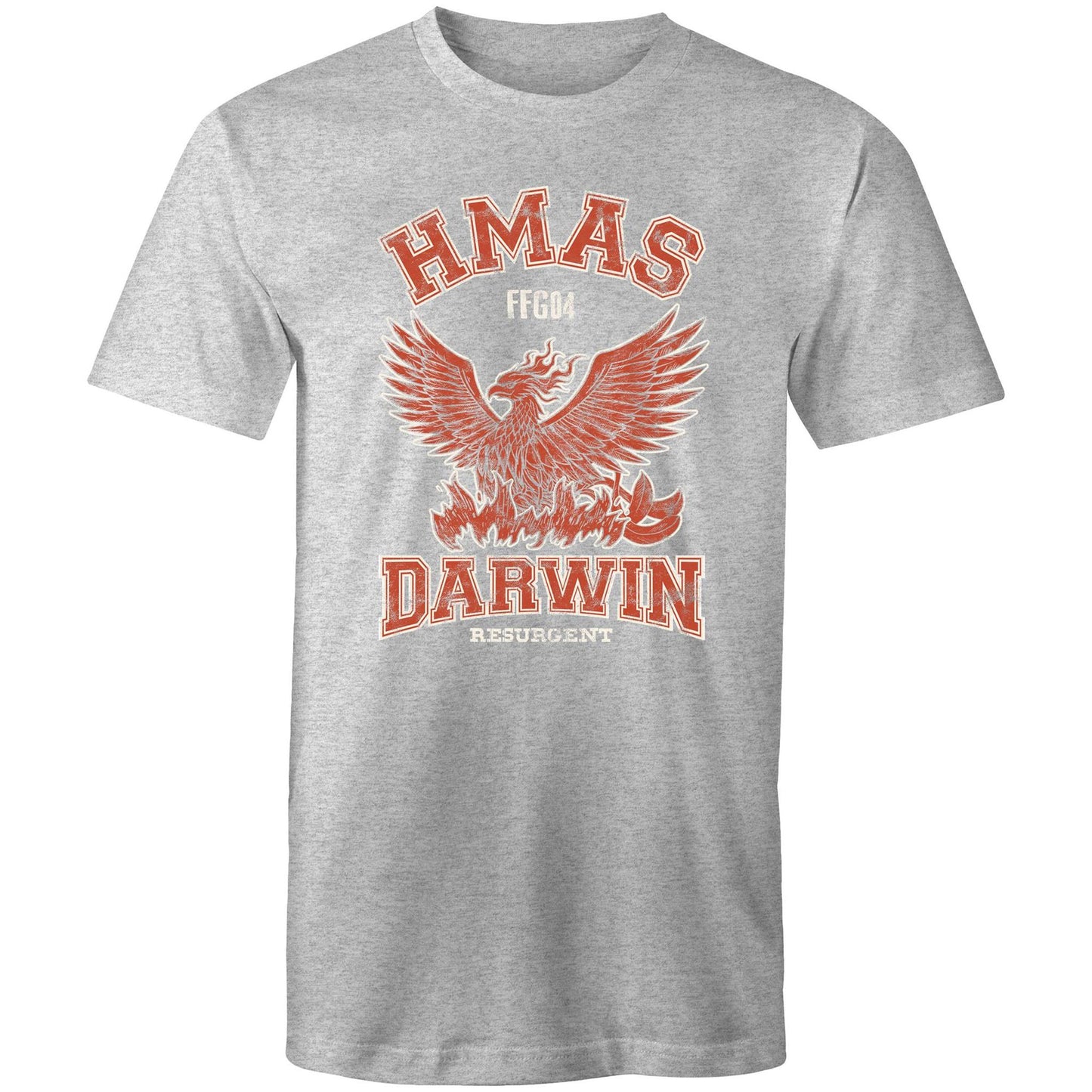 HMAS Darwin FFG04 Men's T-shirt (style Alpha, colour)