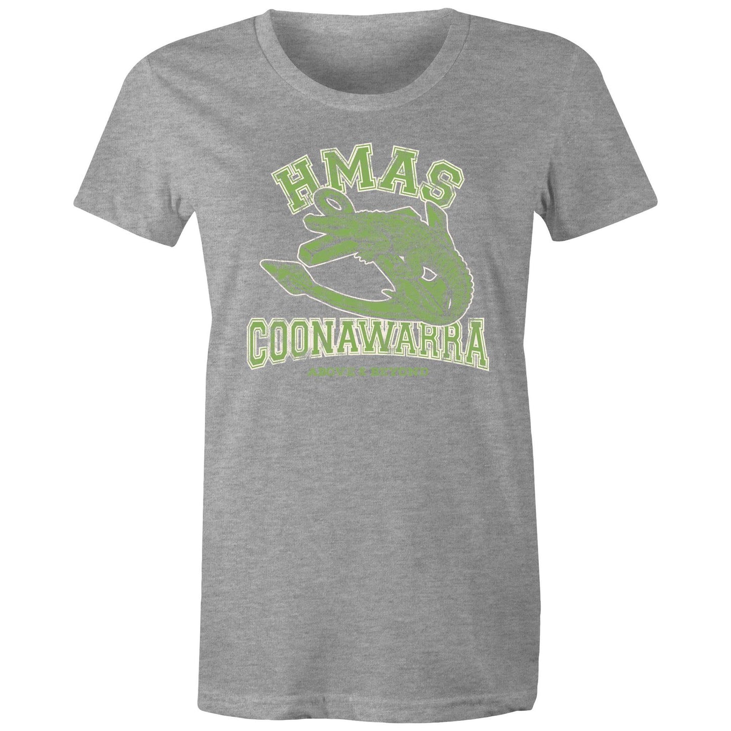 HMAS Coonawarra Women's T-shirt (style Alpha, colour)