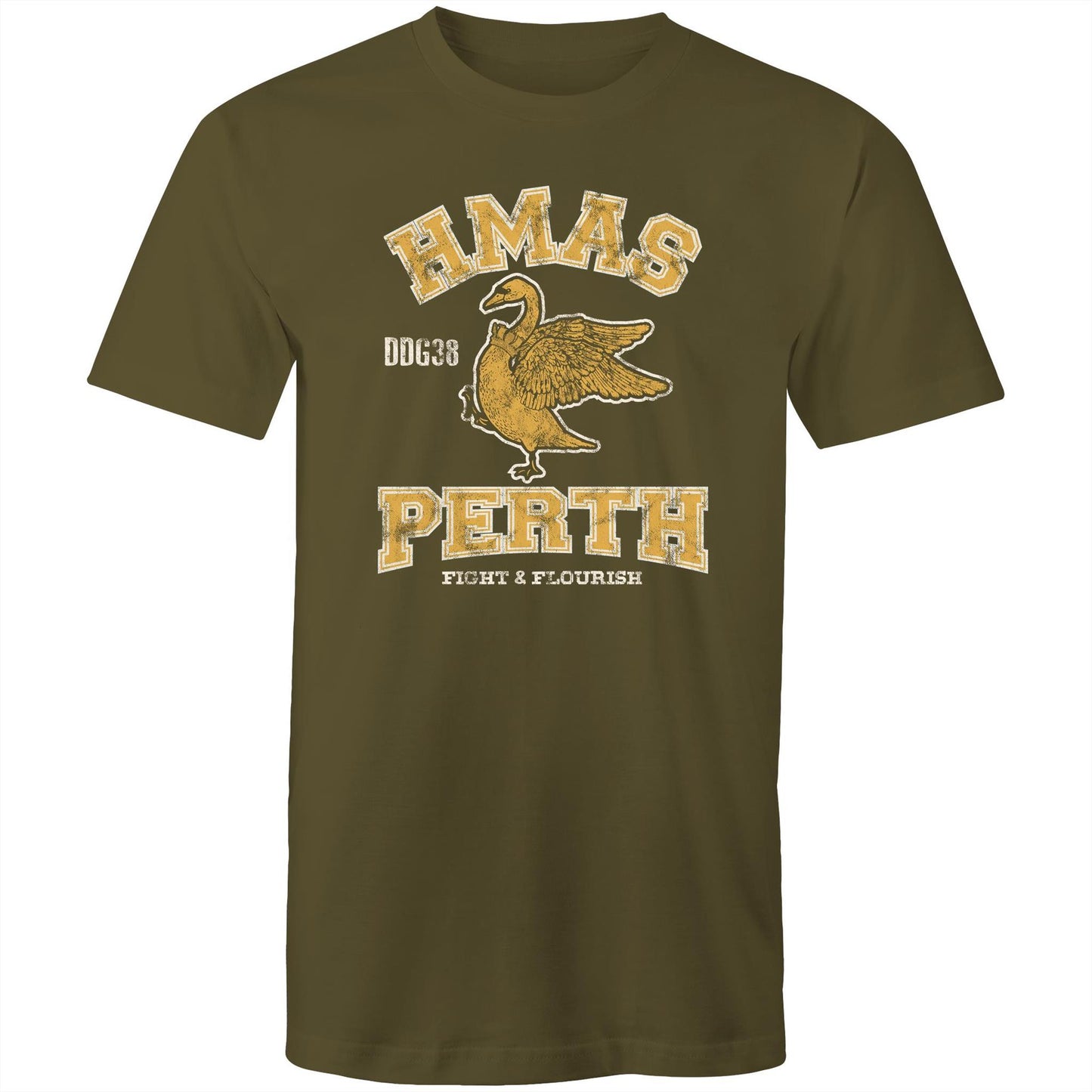 HMAS Perth (II) DDG38 Men's T-shirt (style Alpha, colour)