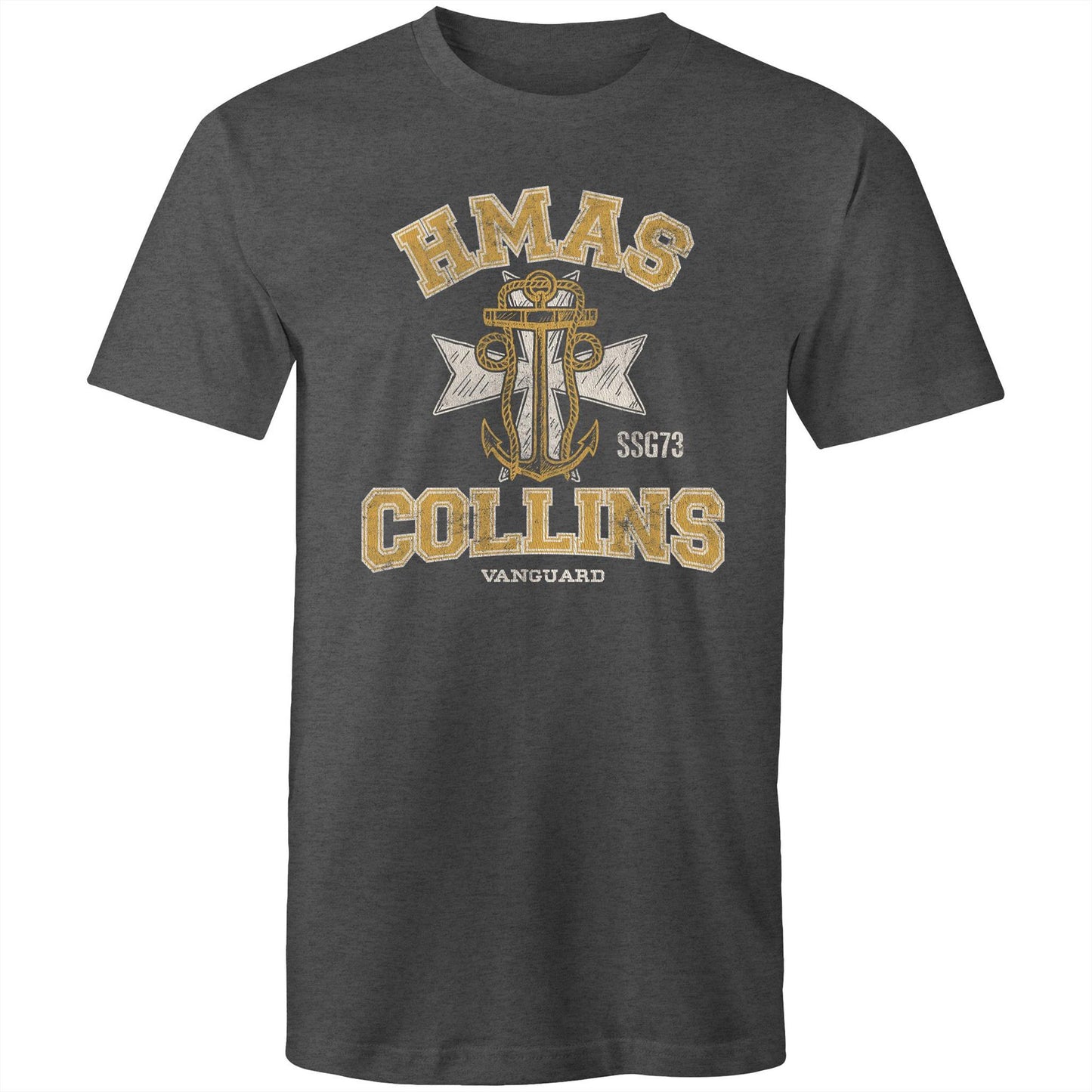 HMAS Collins SSG73 Men's T-shirt (style Alpha, colour)