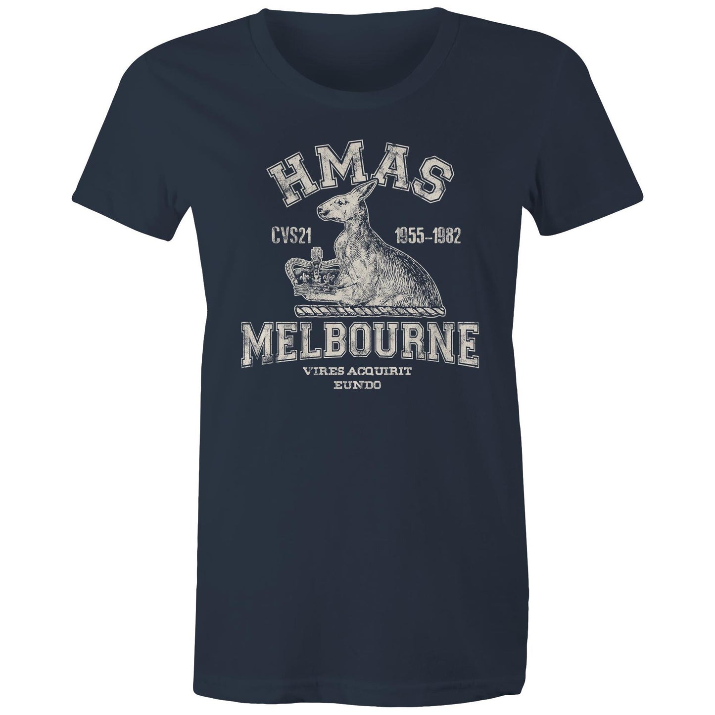 HMAS Melbourne (II) CVS21 Women's T-shirt (style Alpha, white)