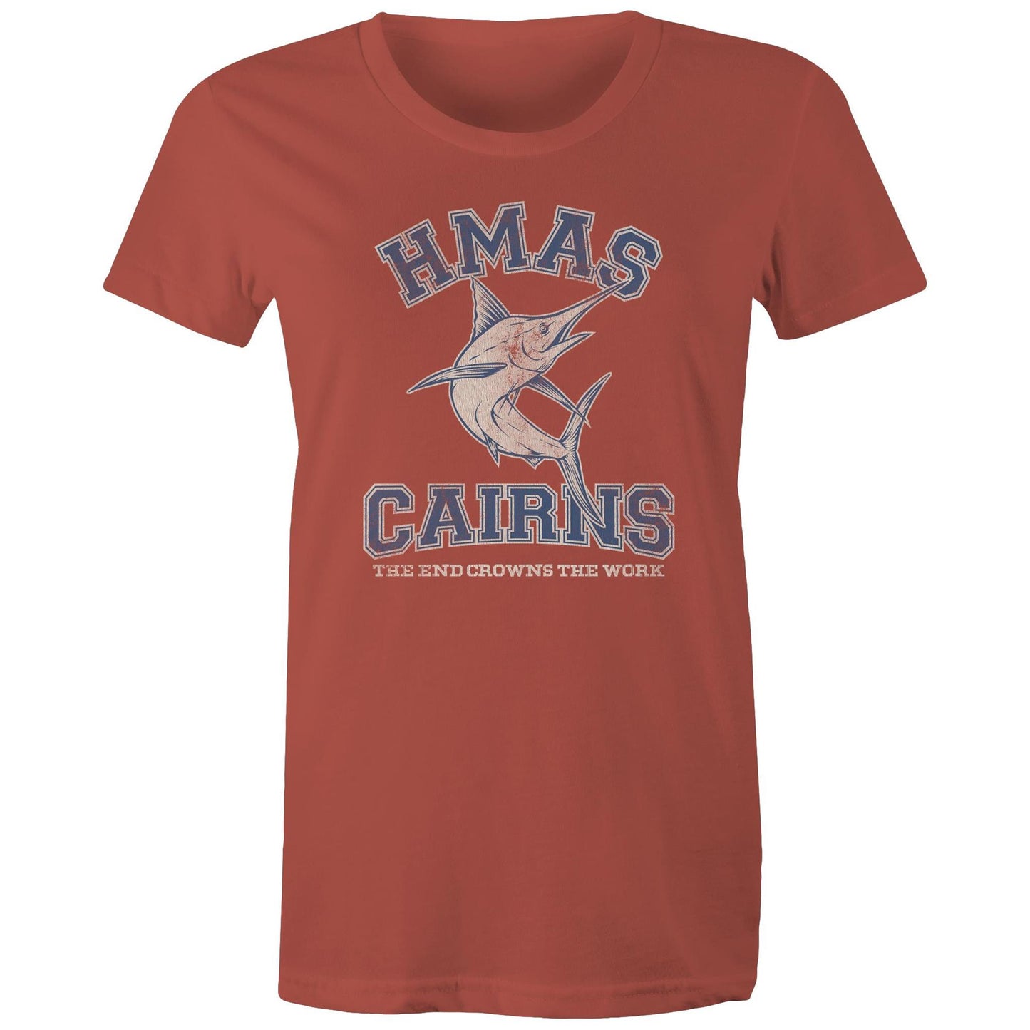 HMAS Cairns Women's T-shirt (style Alpha, colour)