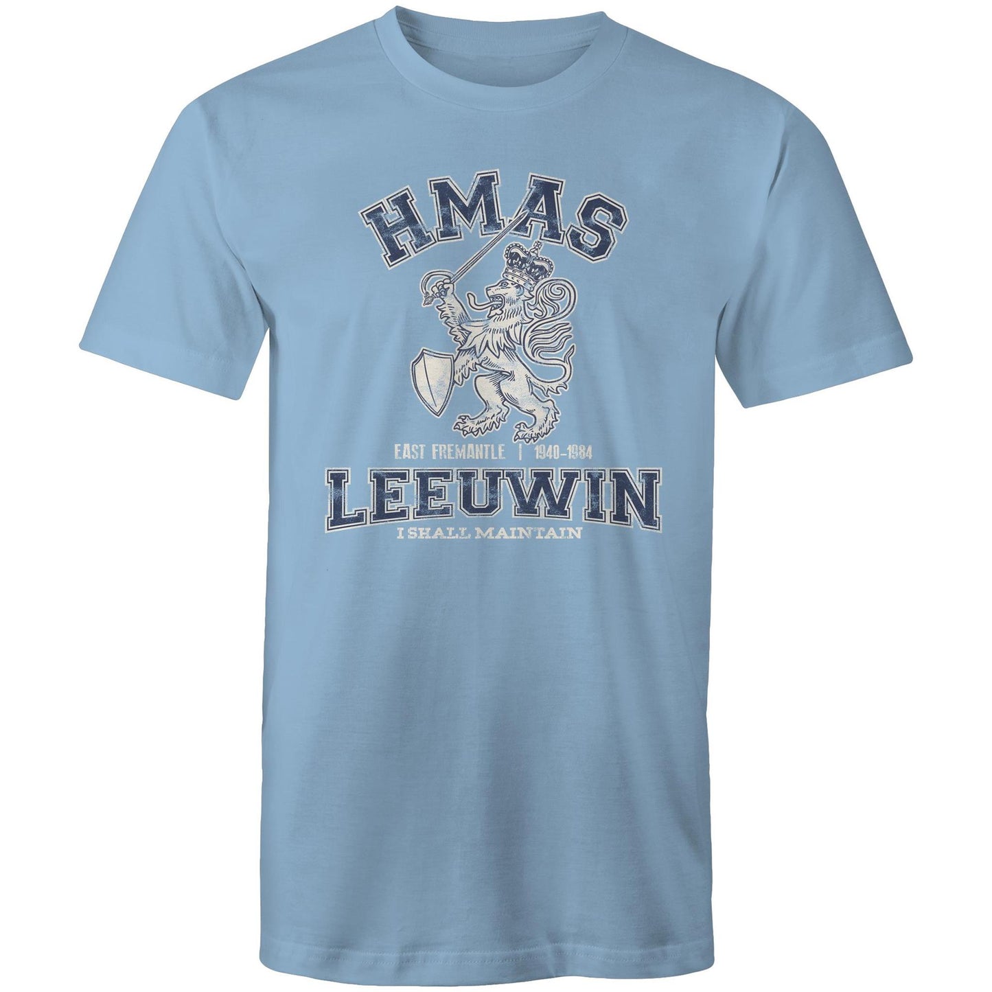 HMAS Leeuwin Men's T-shirt (style Alpha, blue)