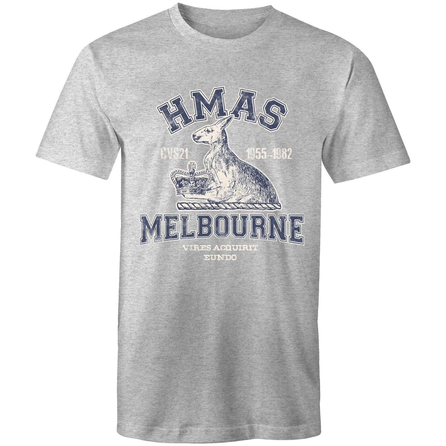 HMAS Melbourne (II) CVS21 Men's T-shirt (style Alpha, blue)