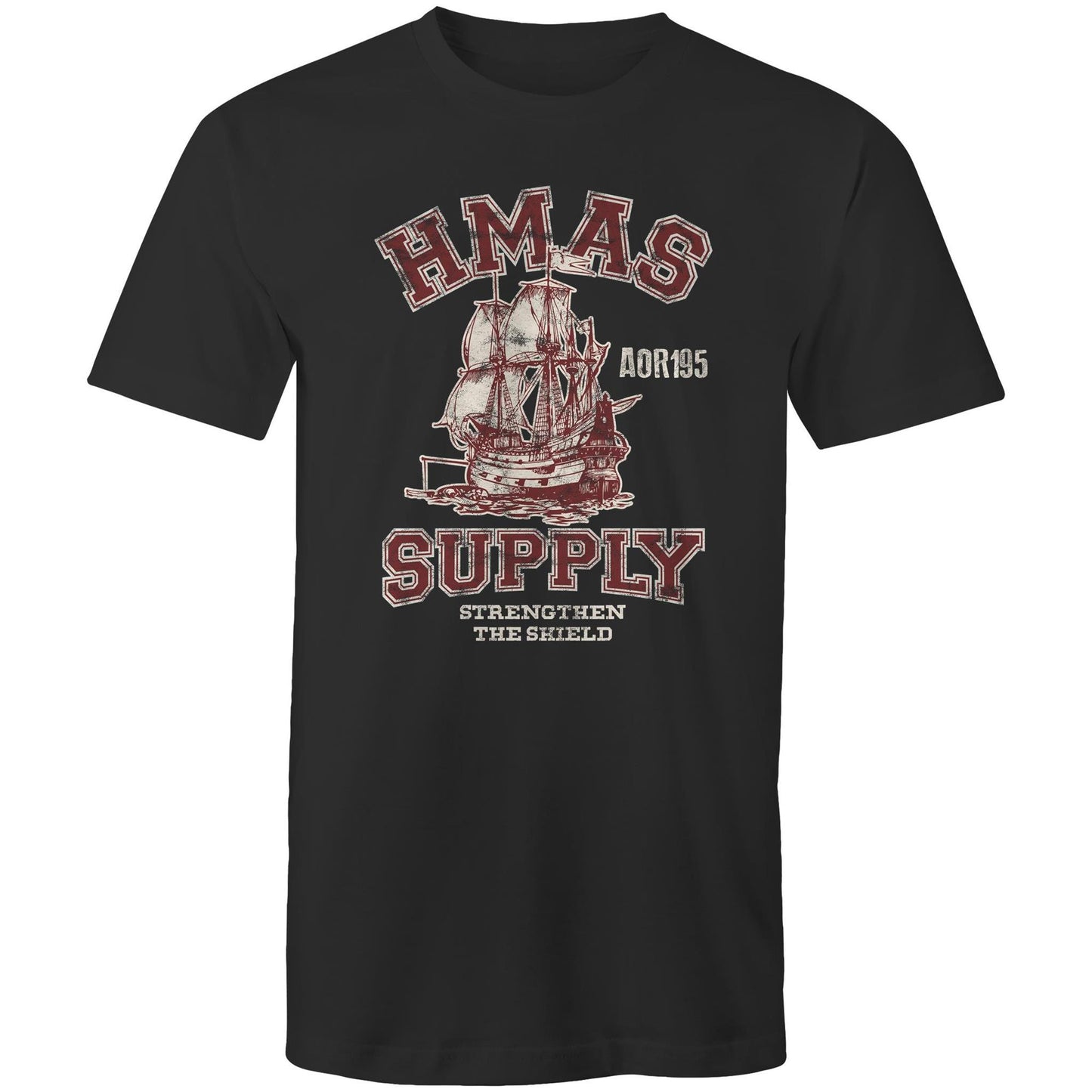 HMAS Supply AOR195 Men's T-shirt (style Alpha, colour)