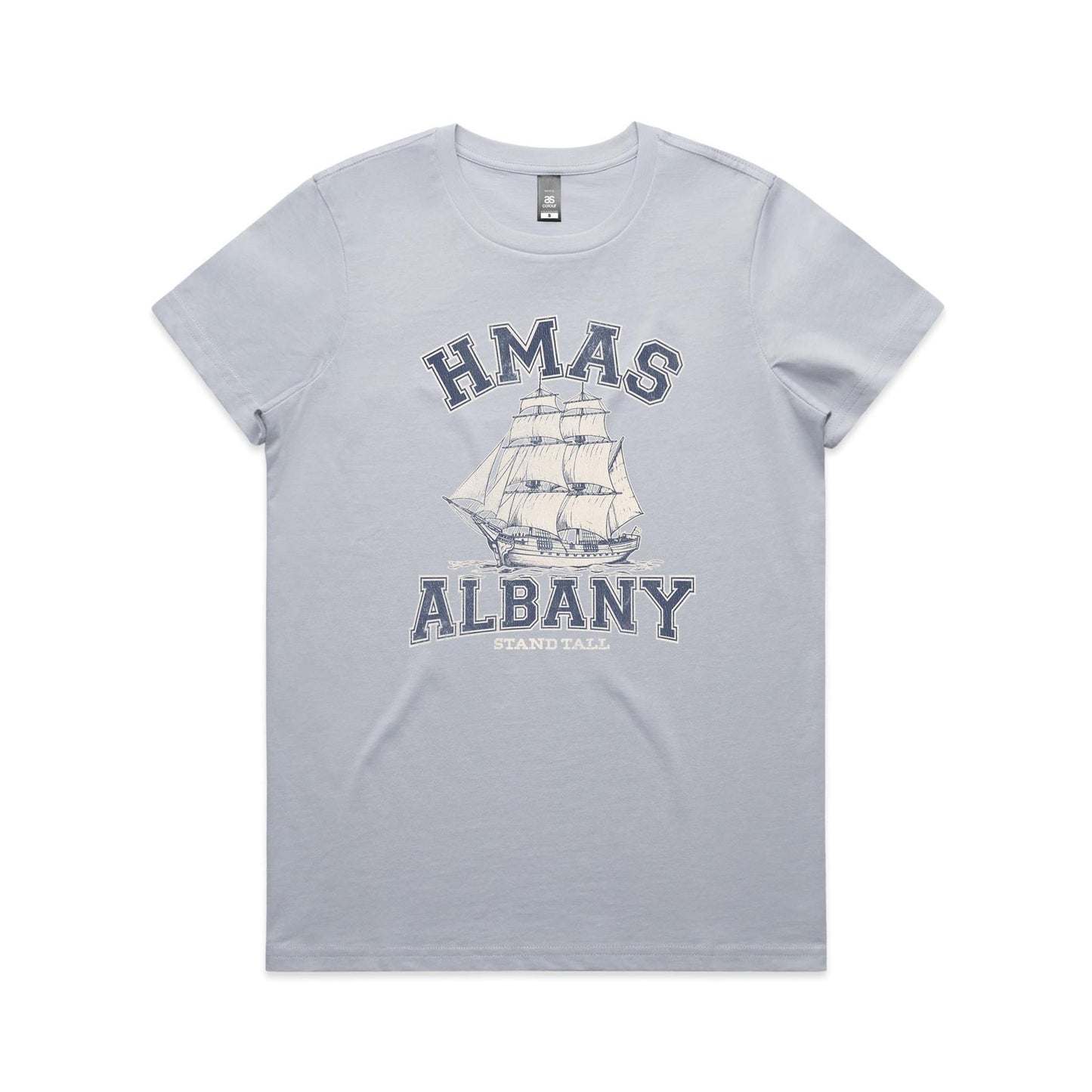 HMAS Albany P86 Women's T-shirt (style Alpha, blue)