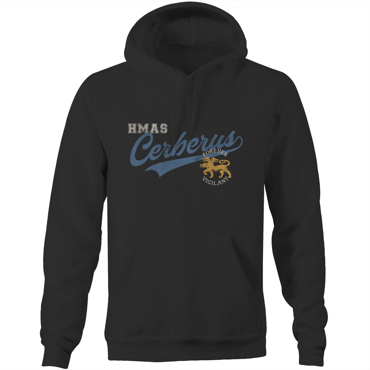 HMAS Cerberus Men's Hoodie (style Bravo)