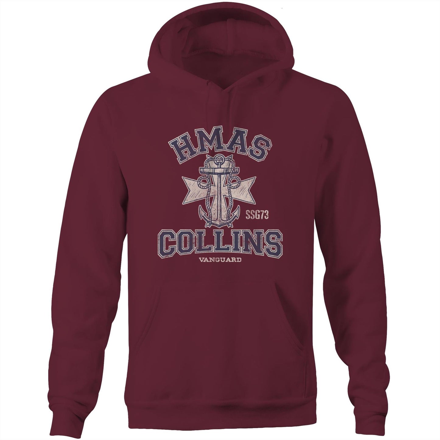 HMAS Collins SSG73 Men's Hoodie (style Alpha)