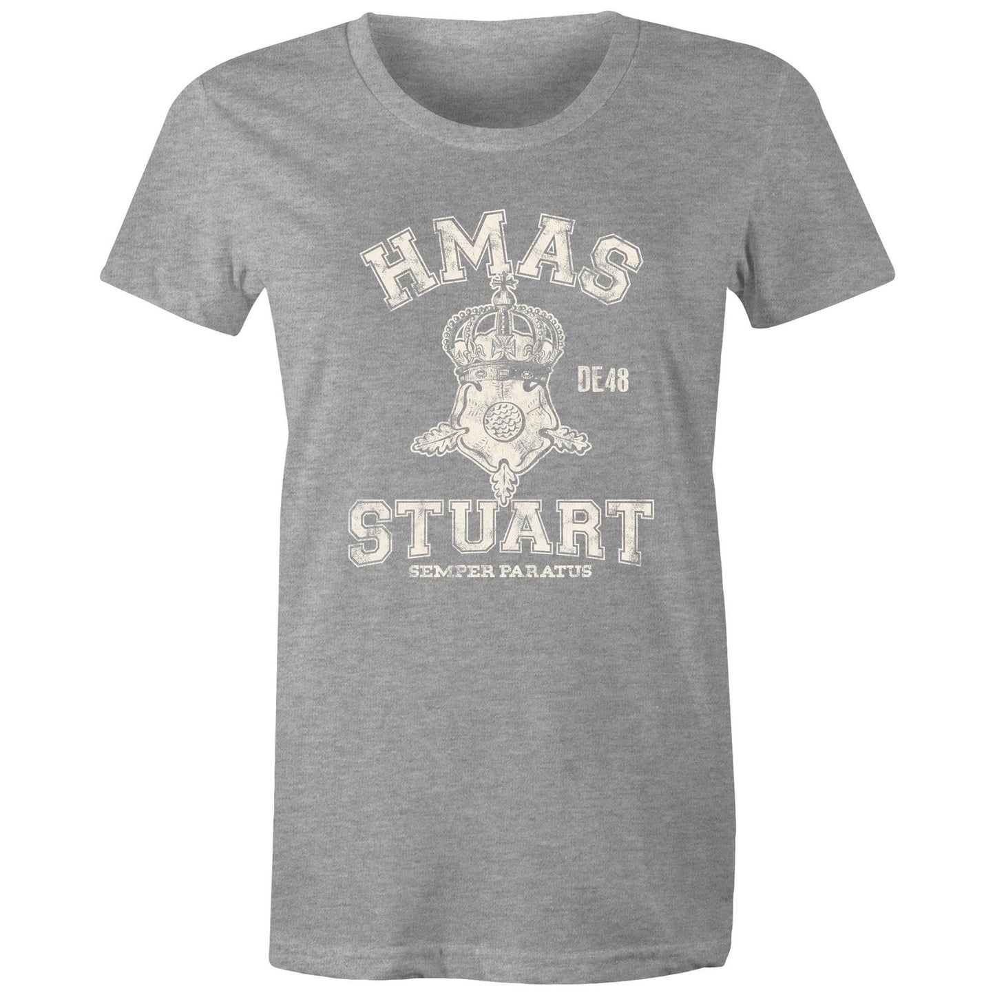 HMAS Stuart (II) DE48 Women's T-shirt (style Alpha, white)
