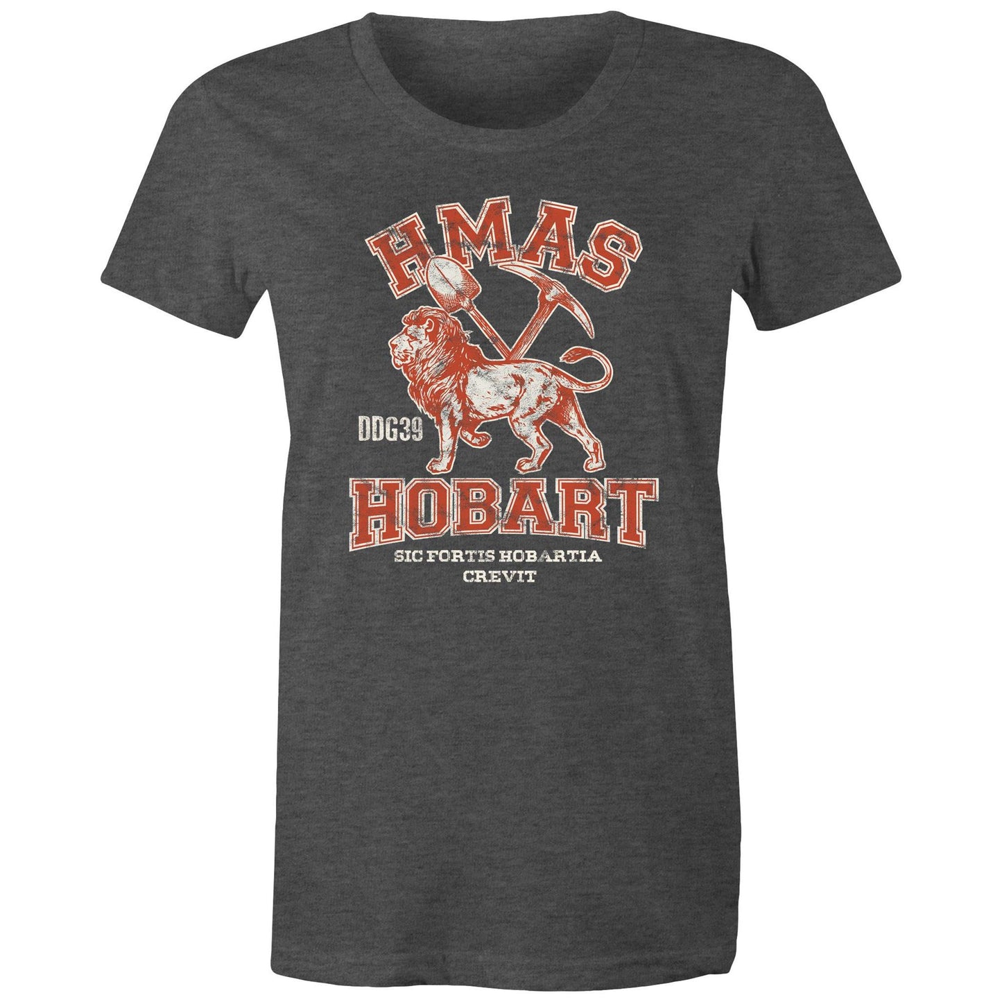 HMAS Hobart (II) DDG39 Women's T-shirt (style Alpha, colour)
