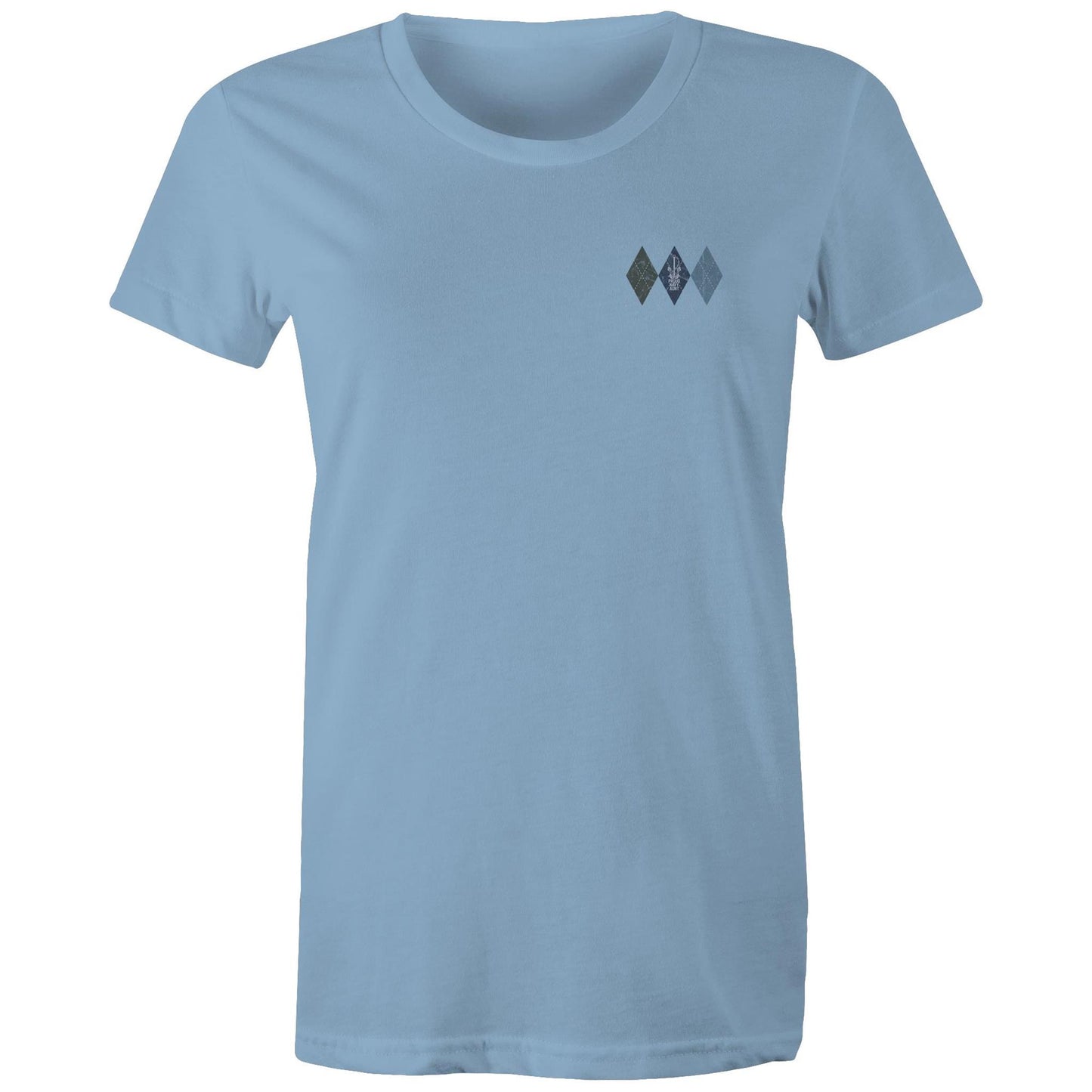 Proud Navy Aunt (Argyle) Women's T-shirt