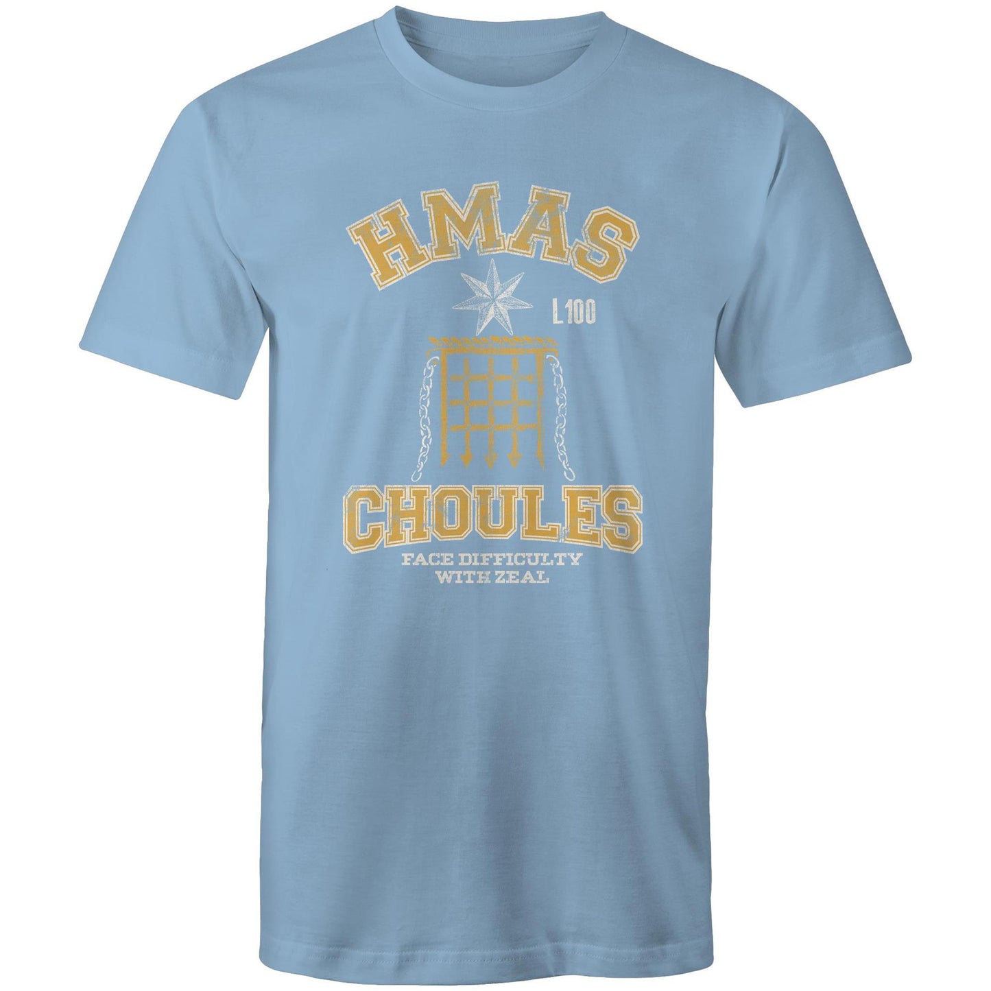 HMAS Choules L100 Men's T-shirt (style Alpha, colour)