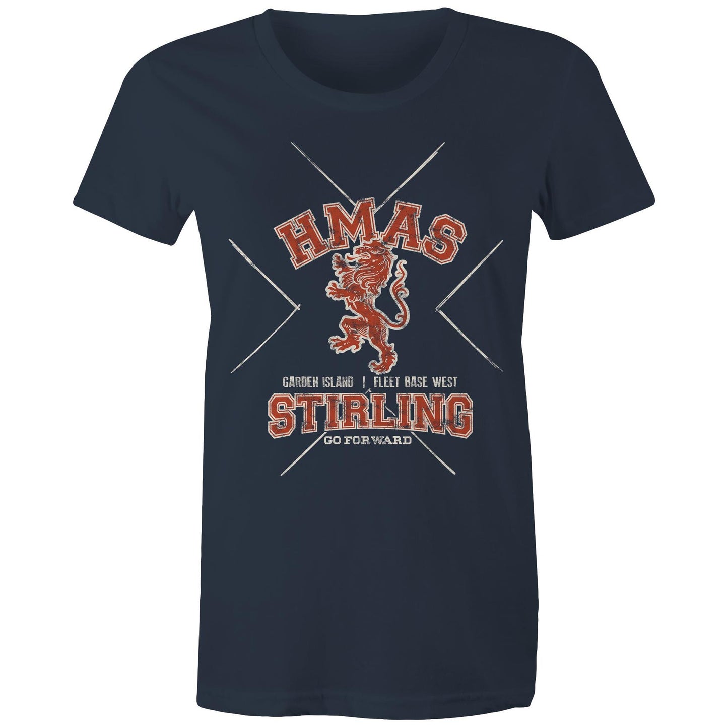 HMAS Stirling Women's T-shirt (style Alpha, colour)