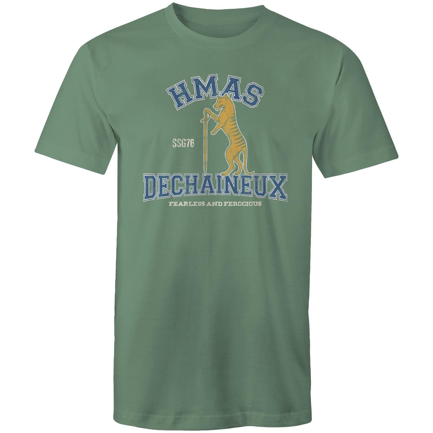 HMAS Dechaineux SSG76 Men's T-shirt (style Alpha, colour)