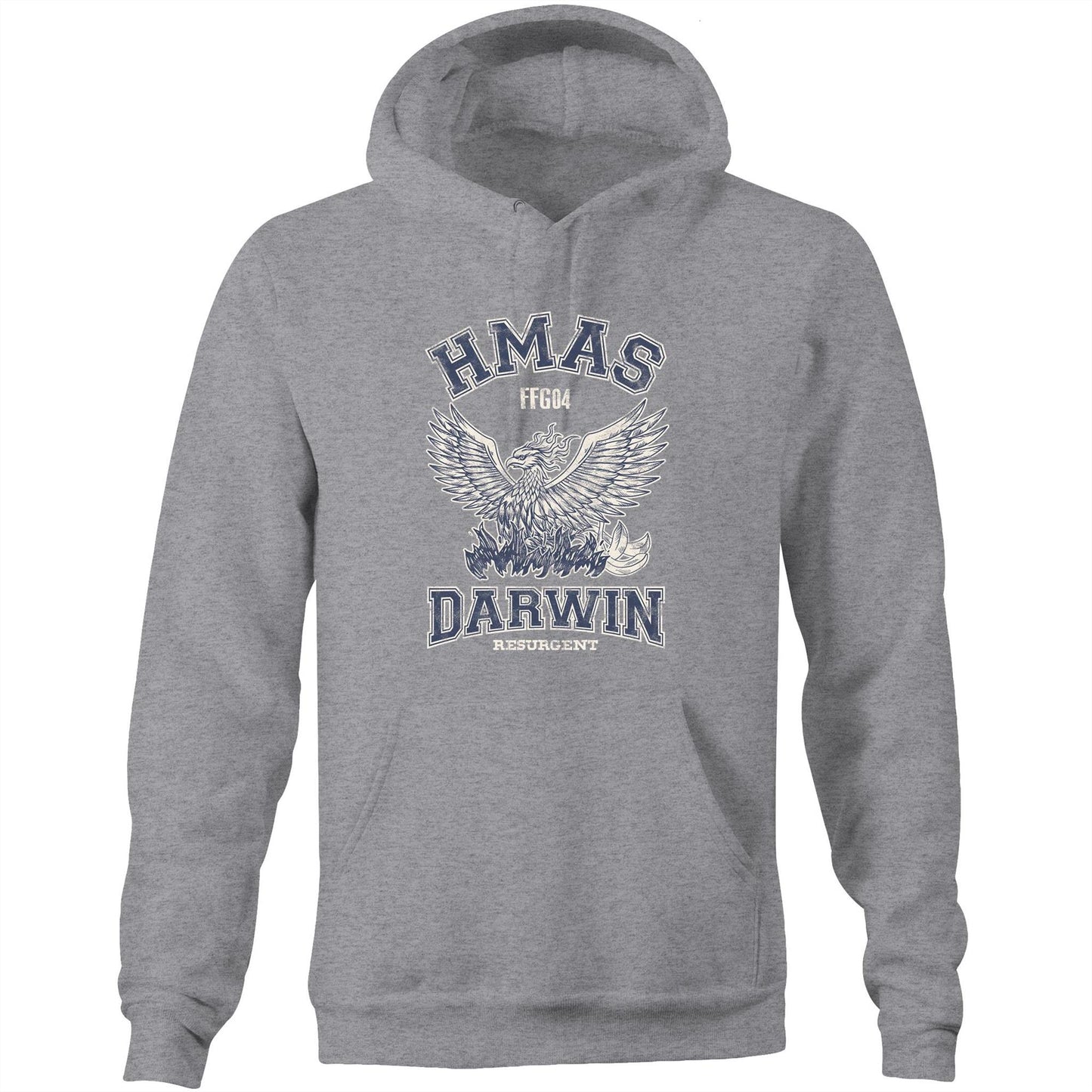 HMAS Darwin FFG04 Men's Hoodie (style Alpha)