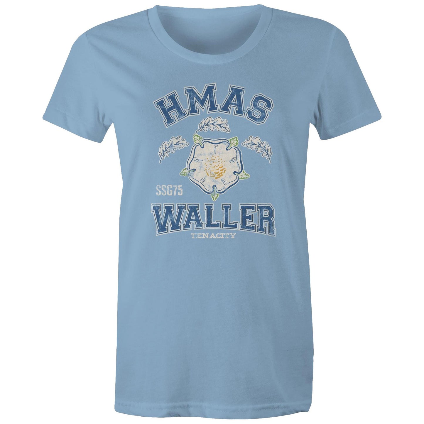 HMAS Waller SSG75 Women's T-shirt (style Alpha, colour)