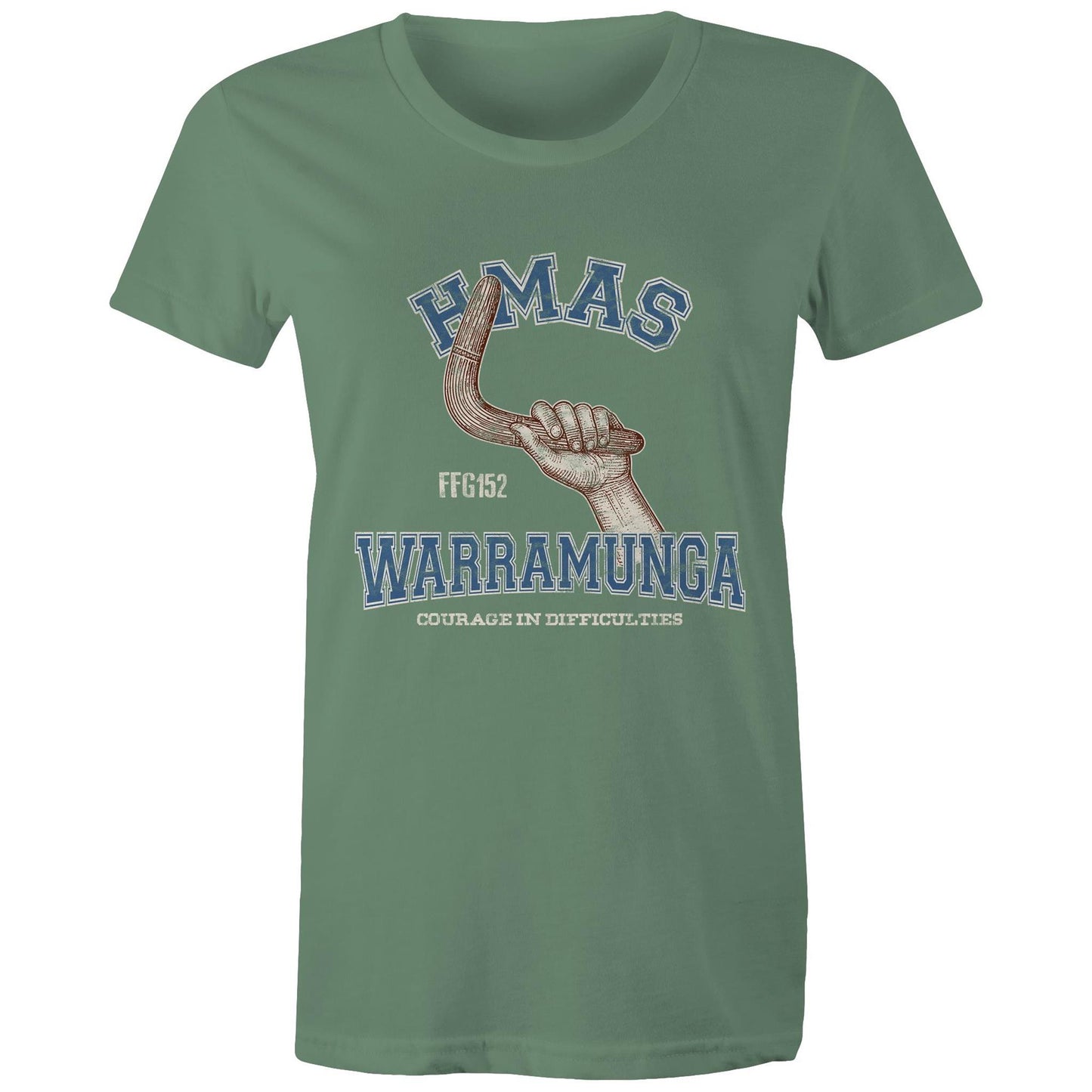 HMAS Warramunga (II) FFH152 Women's T-shirt (style Alpha, colour)