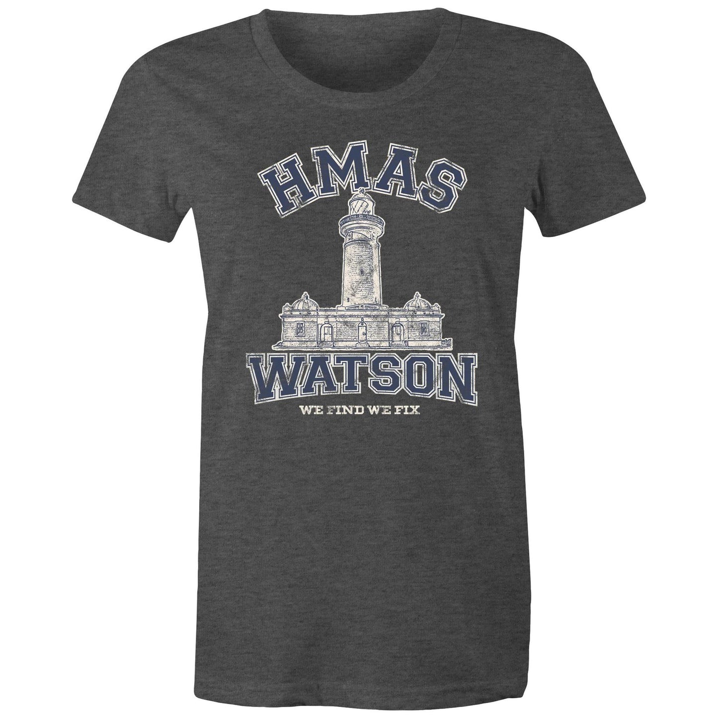 HMAS Watson Women's T-shirt (style Alpha, blue)
