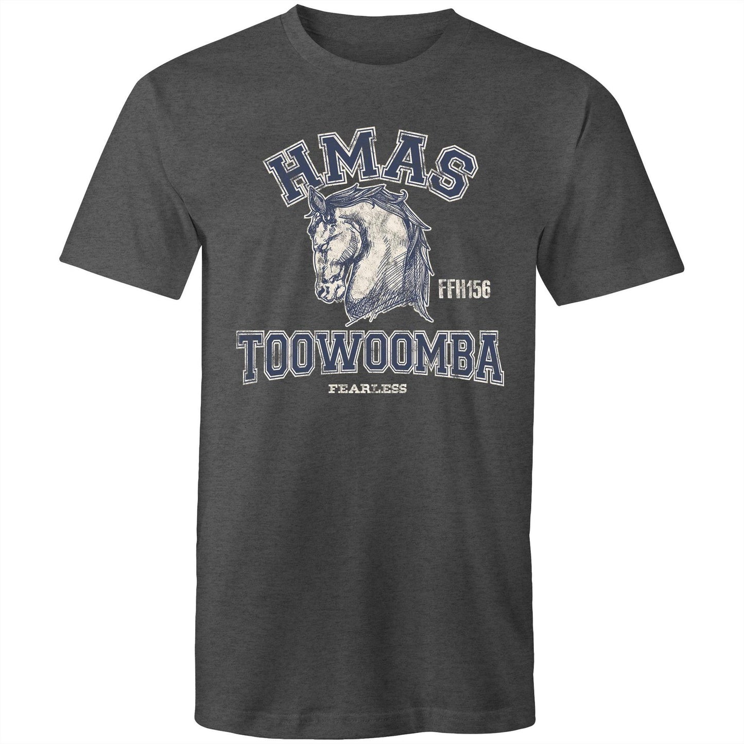 HMAS Toowoomba FFH156 Men's T-shirt (style Alpha, blue)