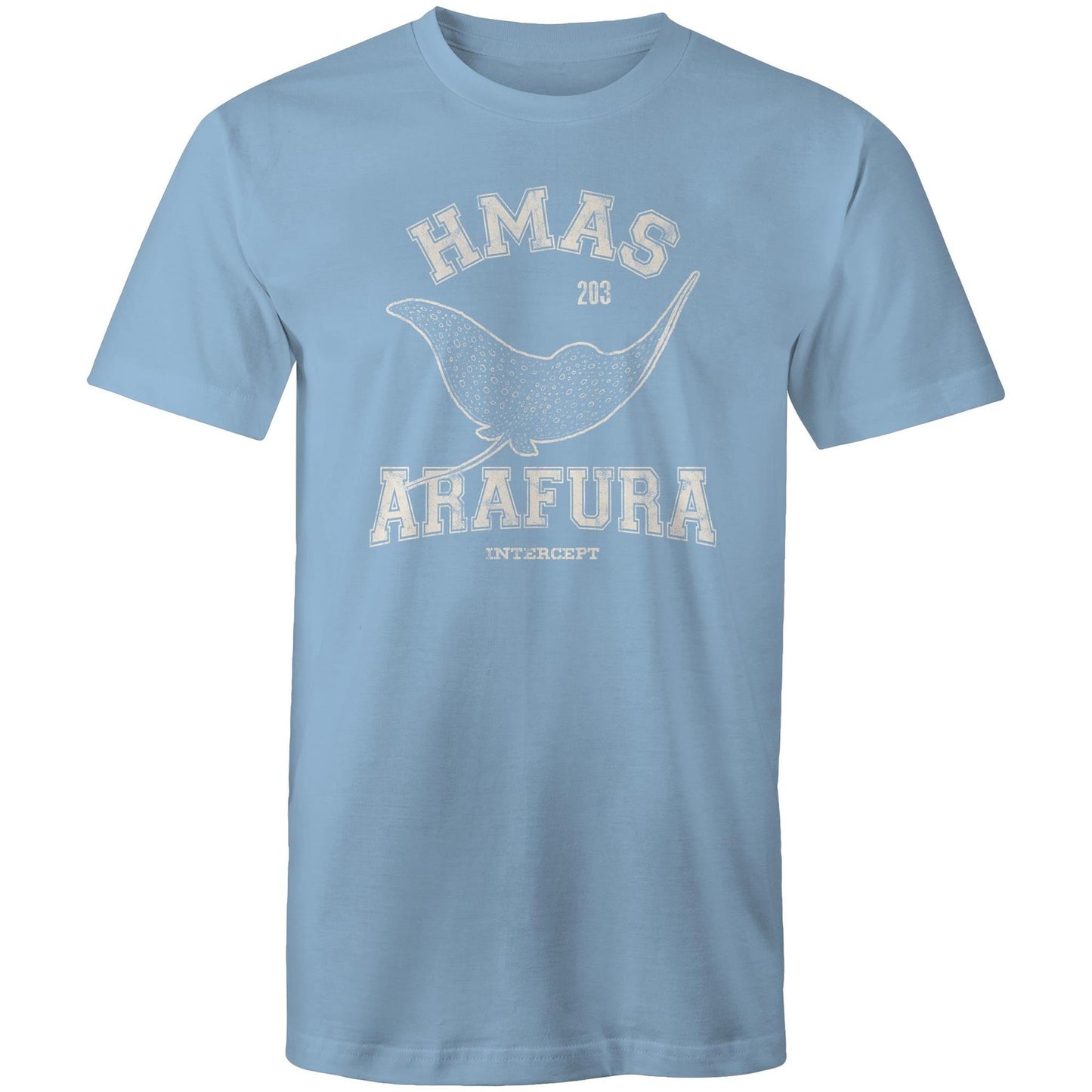 HMAS Arafura OPV203 Men's T-shirt (style Alpha, white)