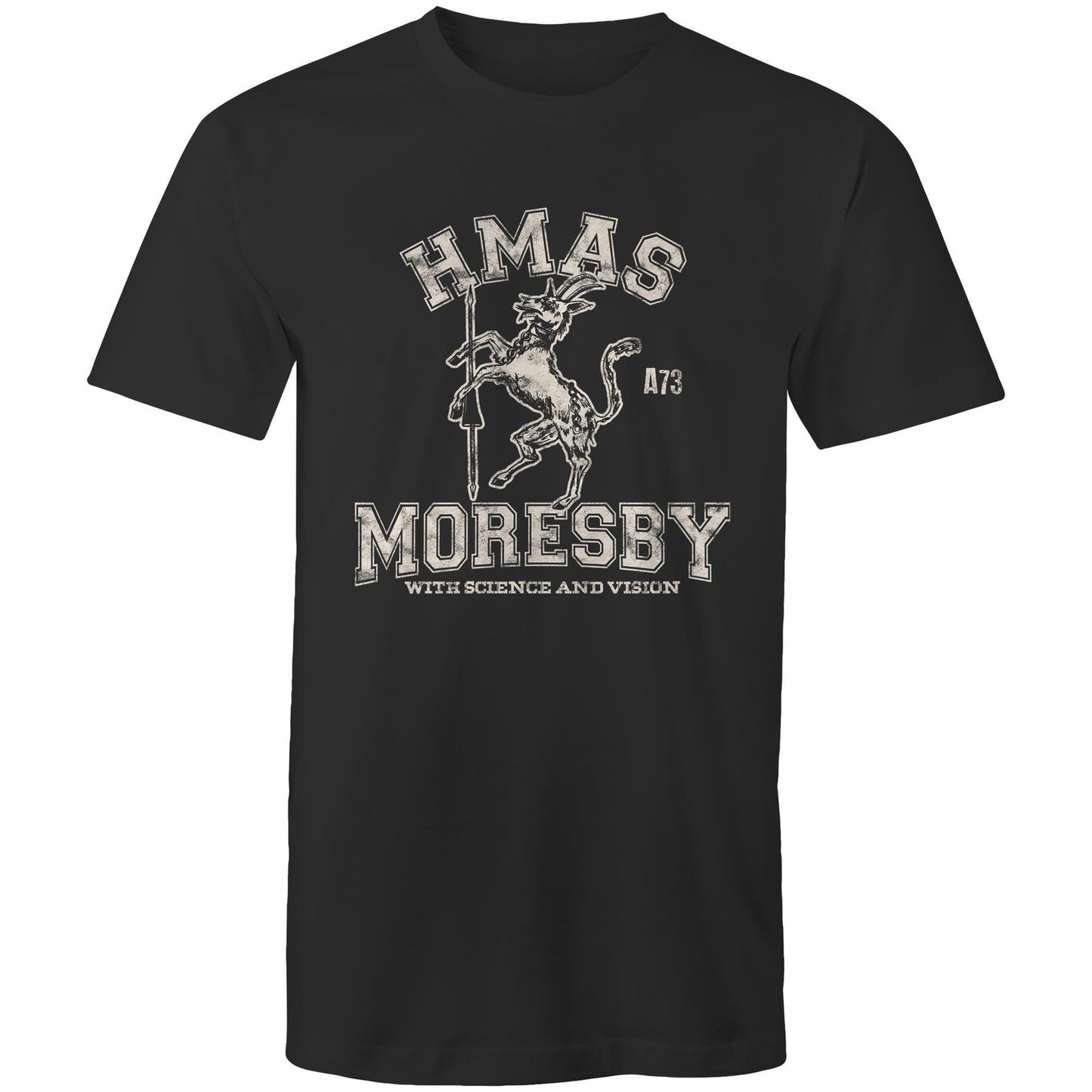 HMAS Moresby (II) A73 Men's T-shirt (style Alpha, white)
