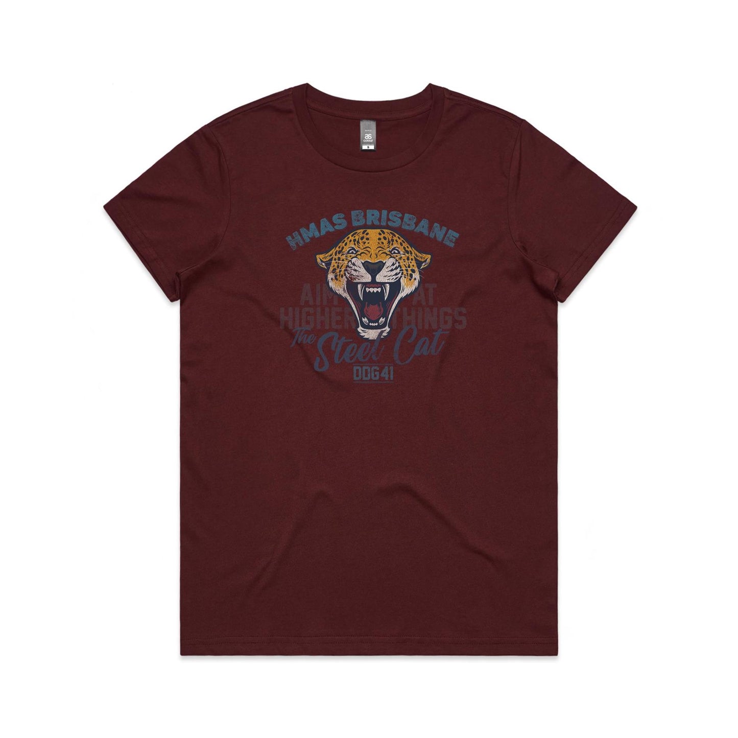 HMAS Brisbane (III) DDG41 Women's T-shirt (Mascot style 1)