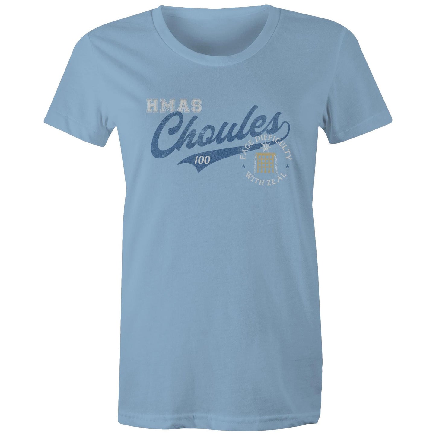 HMAS Choules L100 Women's T-shirt (style Bravo)