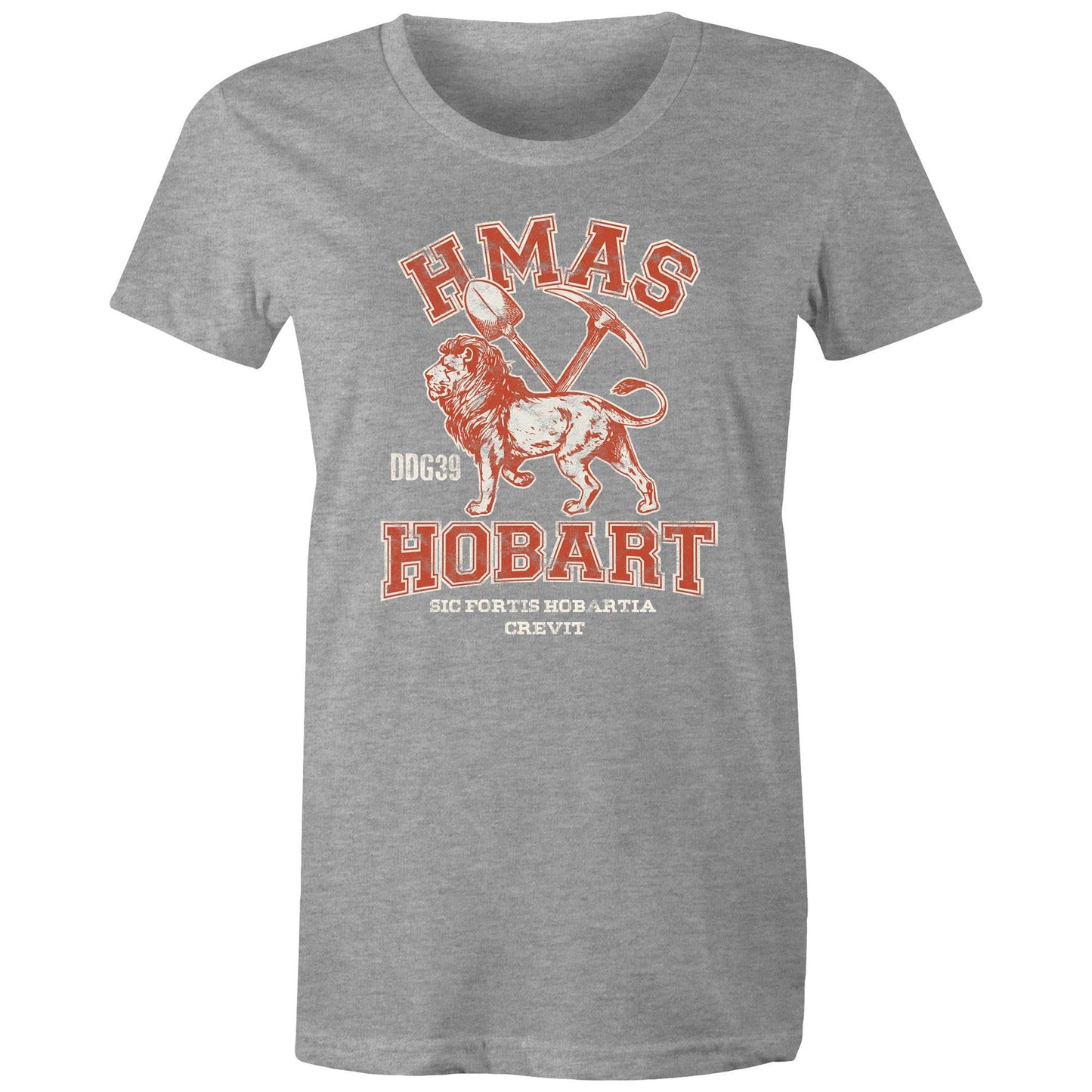 HMAS Hobart (II) DDG39 Women's T-shirt (style Alpha, colour)