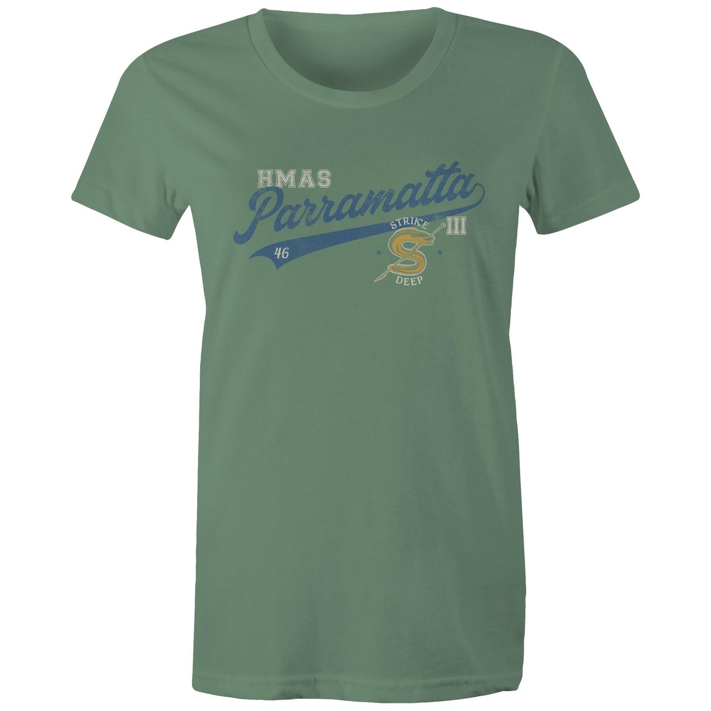 HMAS Parramatta (III) DE46 Women's T-shirt (style Bravo)